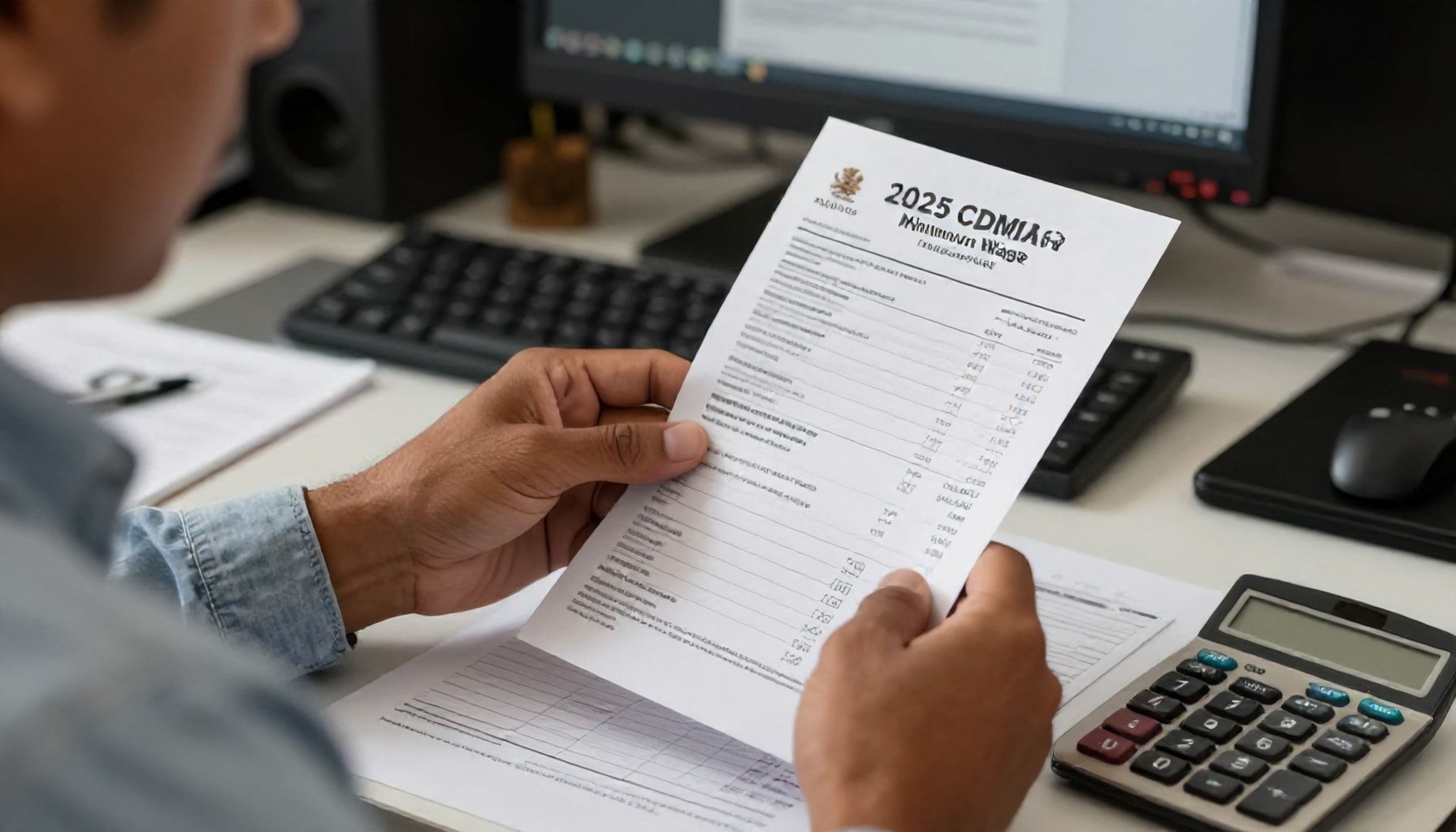 El salario mínimo en la CDMX para 2025: Lo que necesitas saber 3 Cómo calcular tu salario mínimo mensual