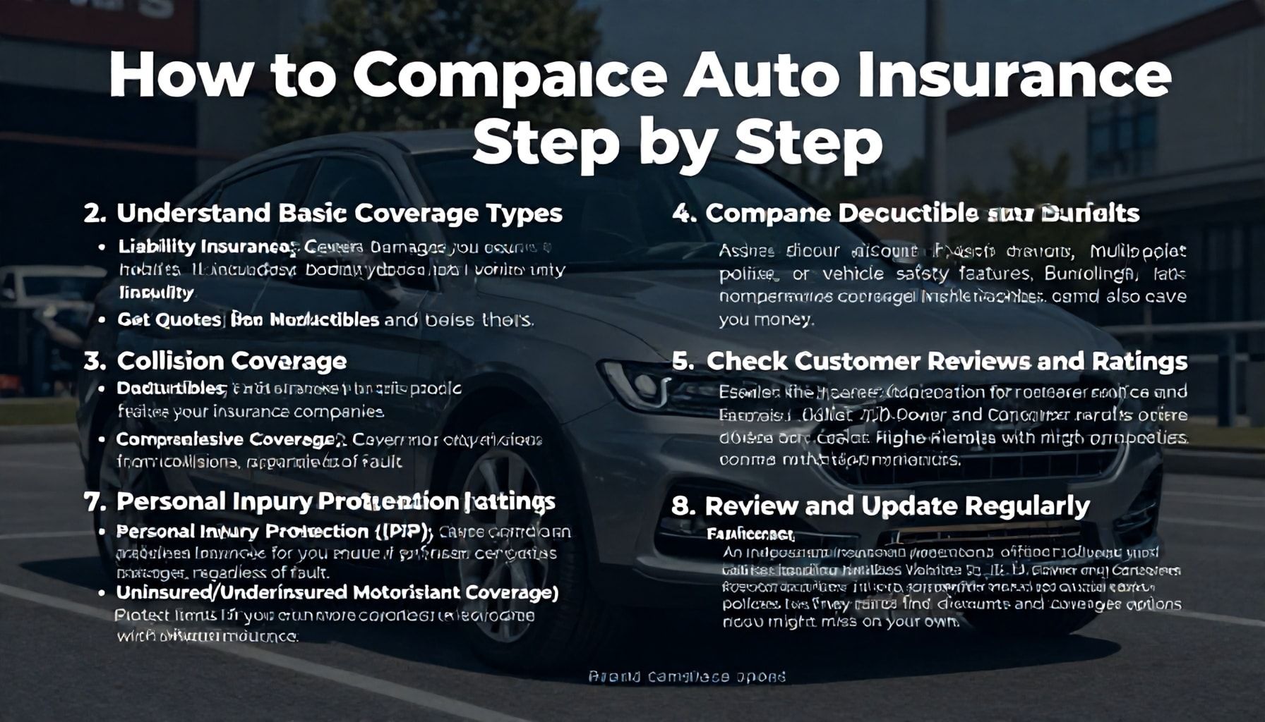 Cómo comparar coberturas paso a paso