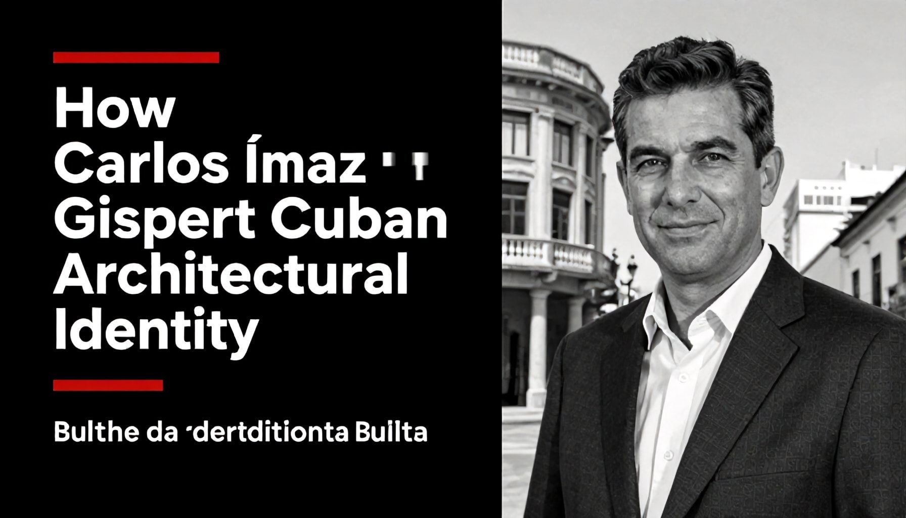 ¿Cómo Construyó Carlos Ímaz Gispert la Identidad Arquitectónica Cubana?