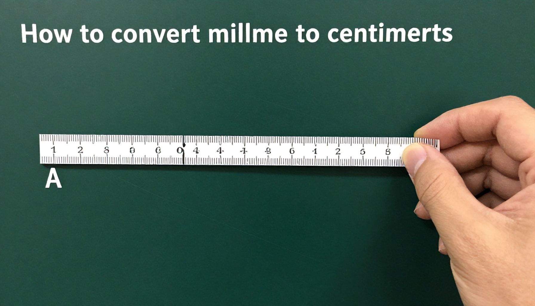 Cómo convertir milímetros a centímetros paso a paso