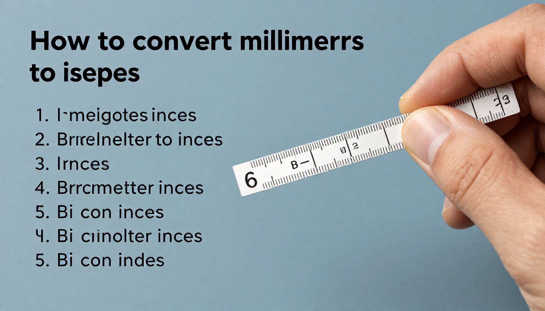 Cómo convertir milímetros a pulgadas de forma precisa 3 Cómo convertir mm a pulgadas paso a paso