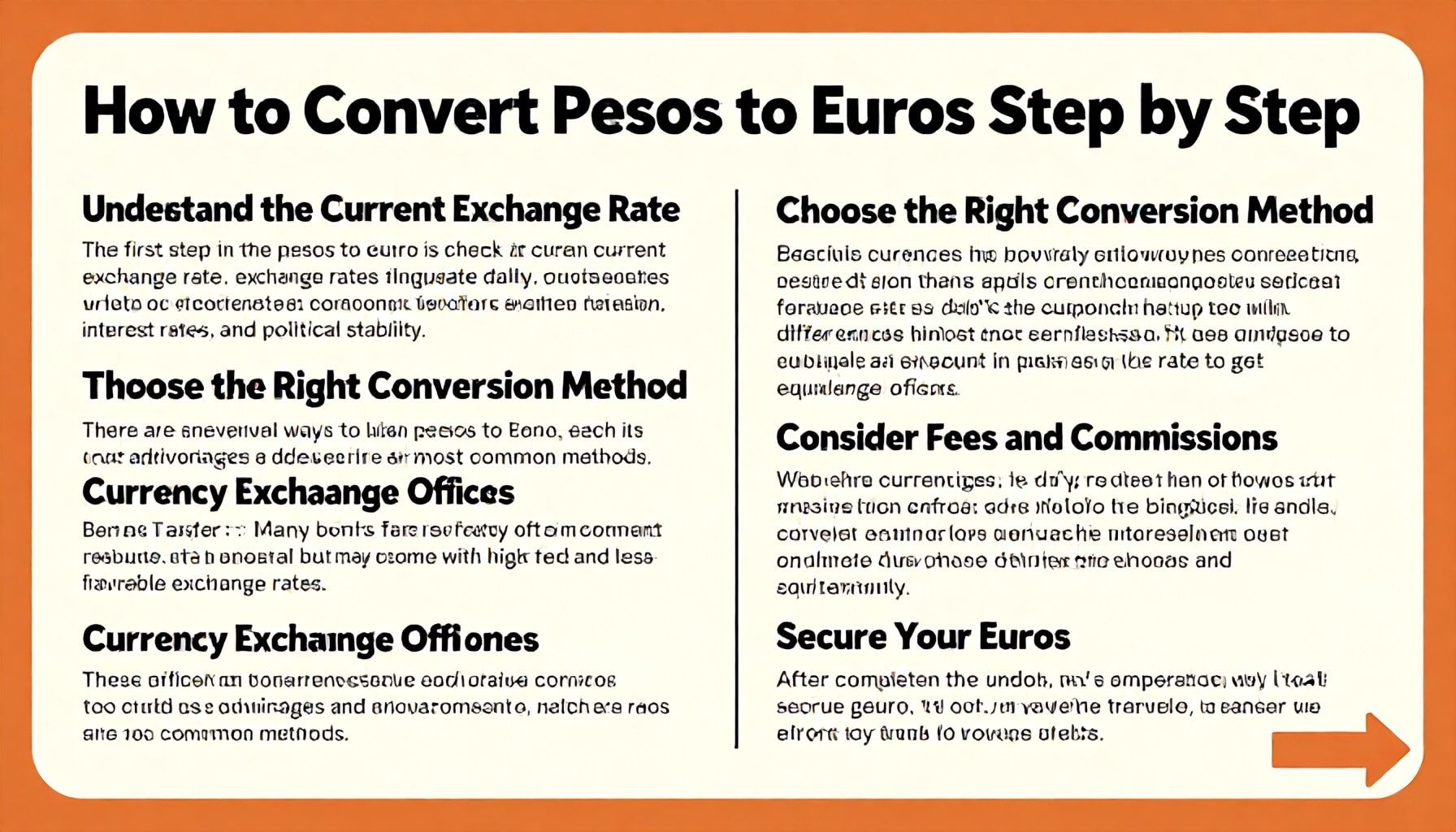 Cómo convertir pesos a euros paso a paso