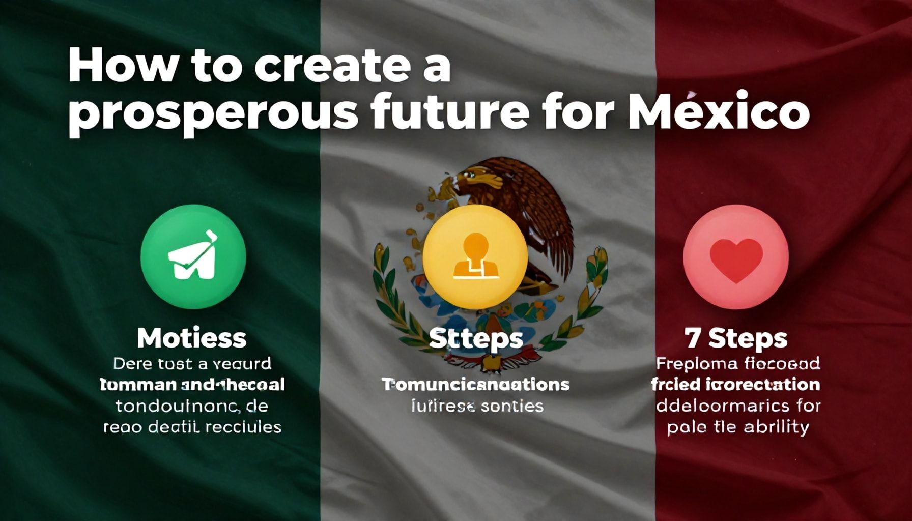 Cómo crear un futuro próspero para México: 7 pasos hacia la libertad y la estabilidad.