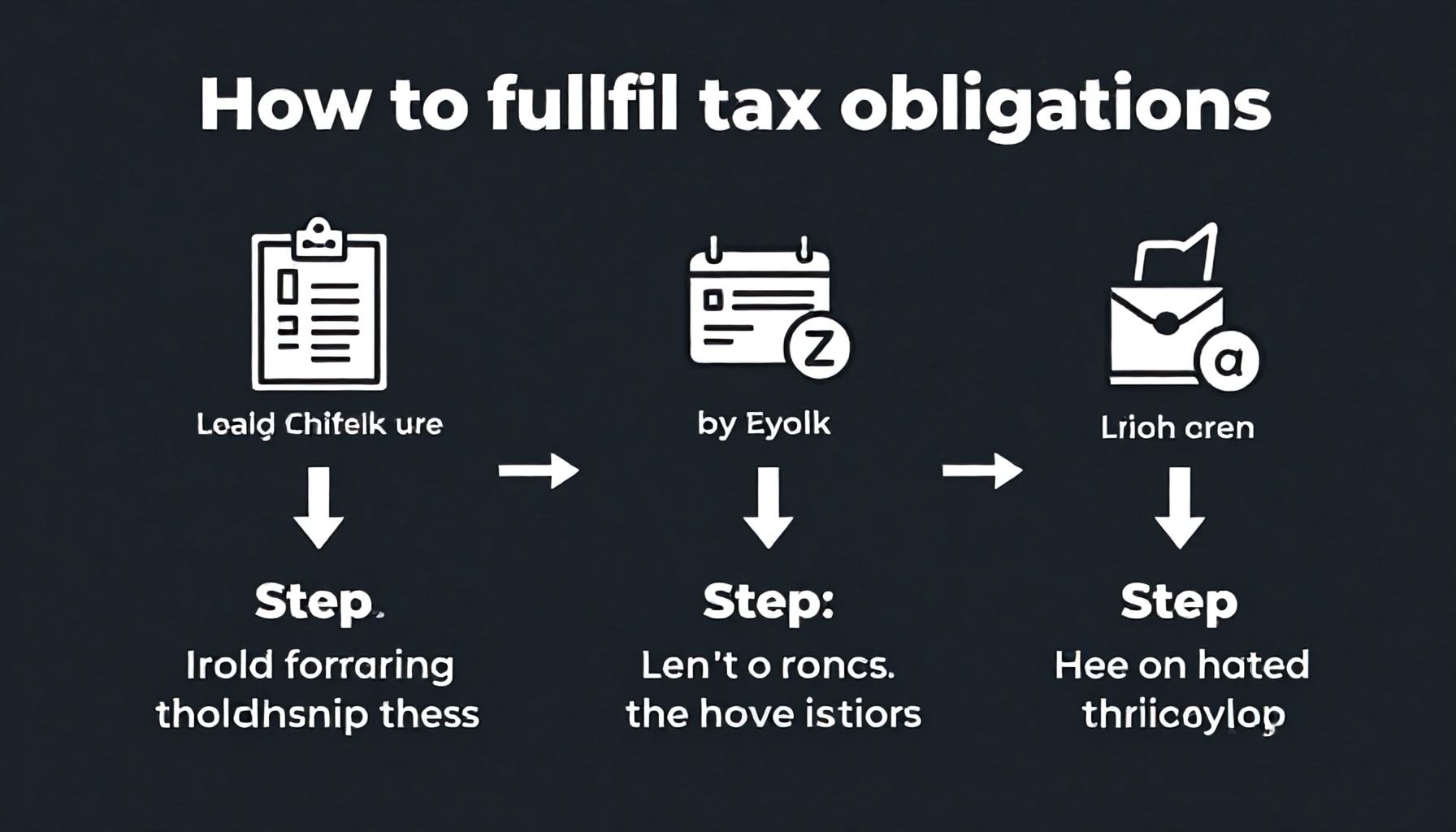 Cómo cumplir con las obligaciones fiscales paso a paso