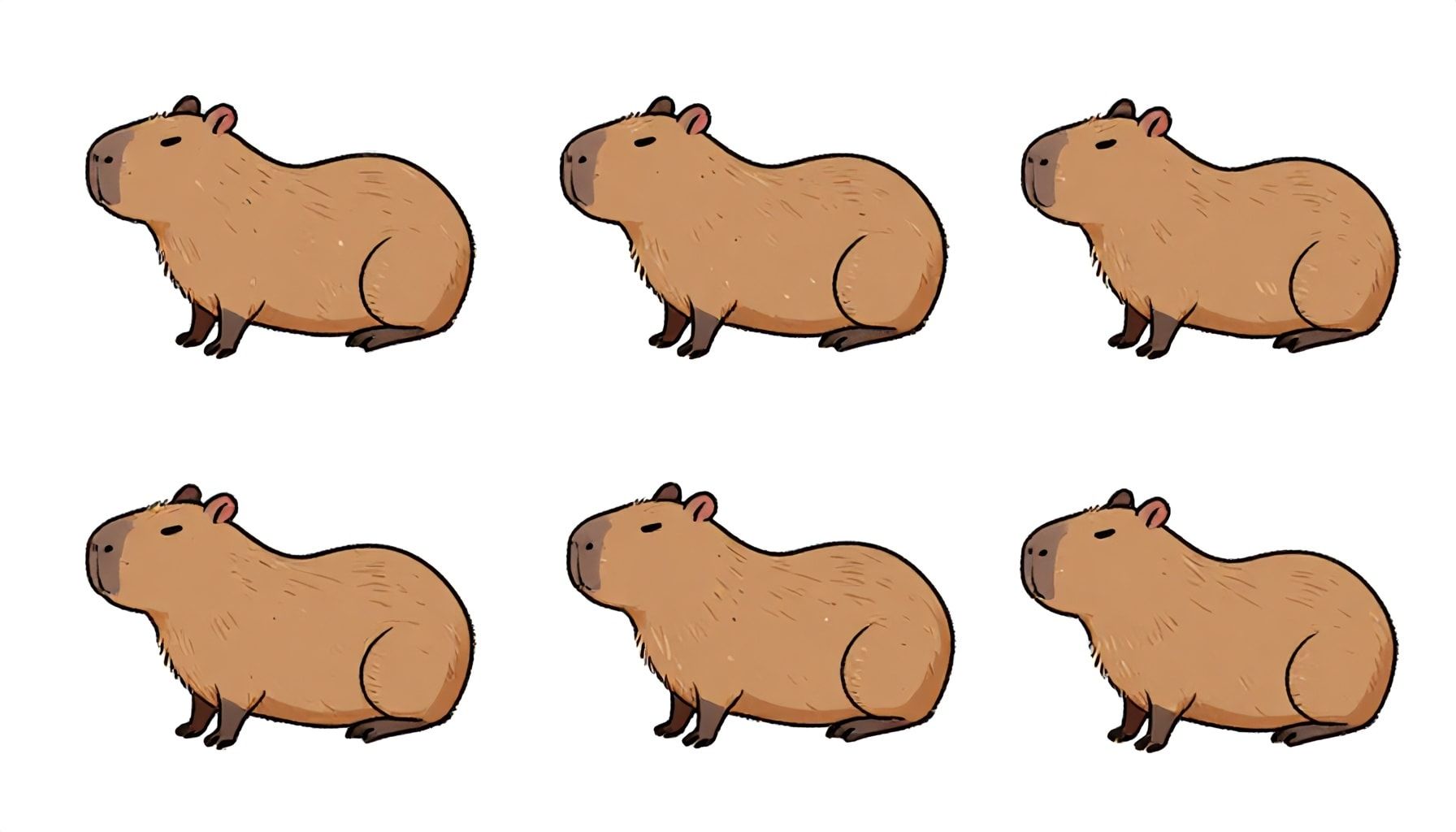 5 datos curiosos sobre los capibaras que debes conocer 3 Cómo dibujar una capibara paso a paso