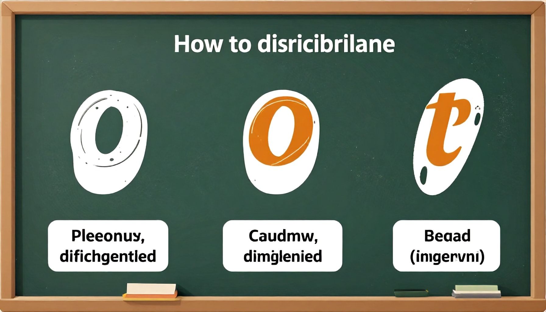 Cómo diferenciar "o" de otras letras similares paso a paso
