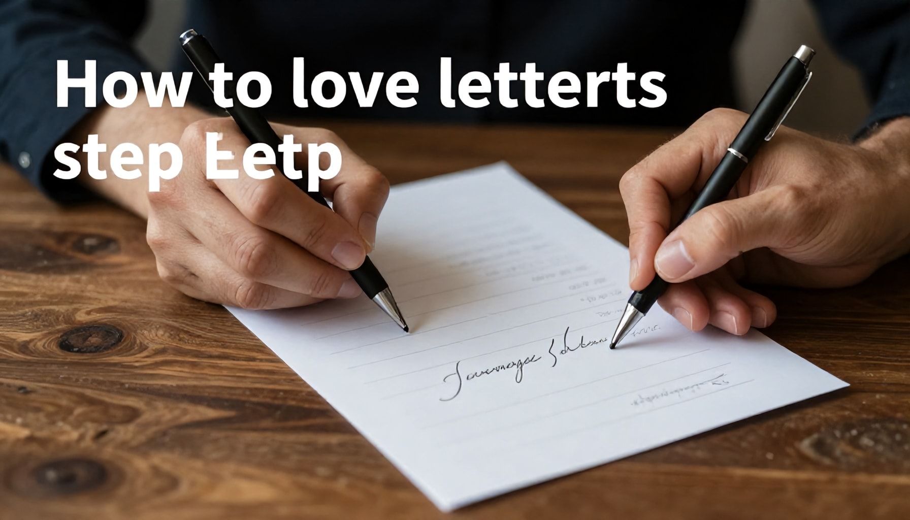 Cómo escribir cartas de amor paso a paso