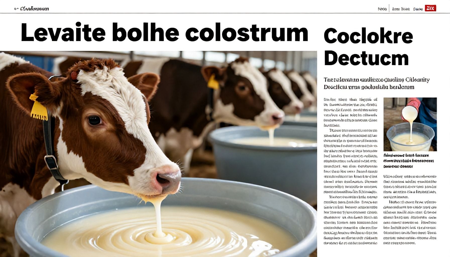 El precio del calostro bovino: factores clave que influyen en el mercado 3 Cómo evaluar la calidad del calostro bovino