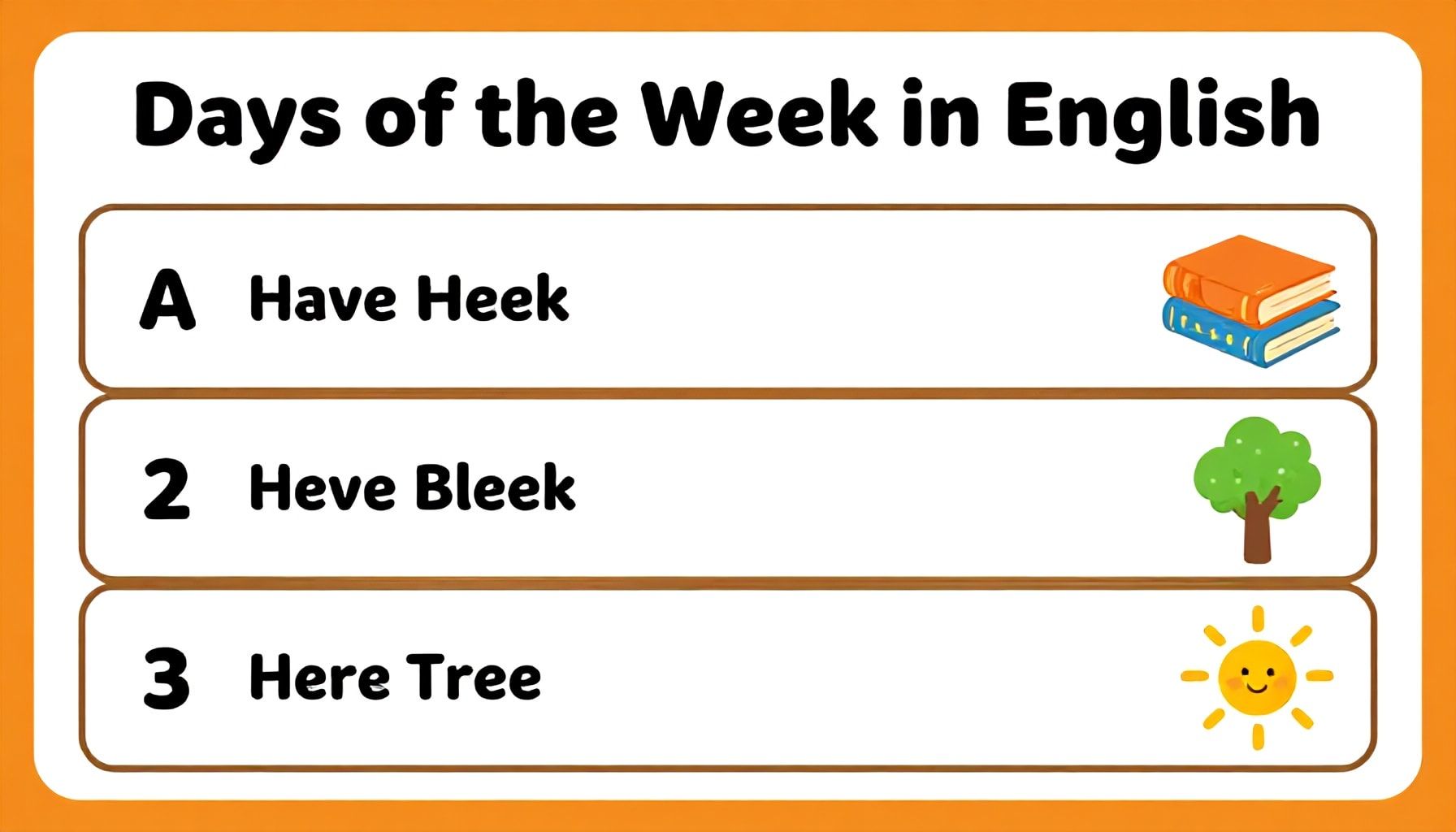 Cómo Hablar con Naturalidad: Días de la Semana en Inglés para una Comunicación Sin Barreras*