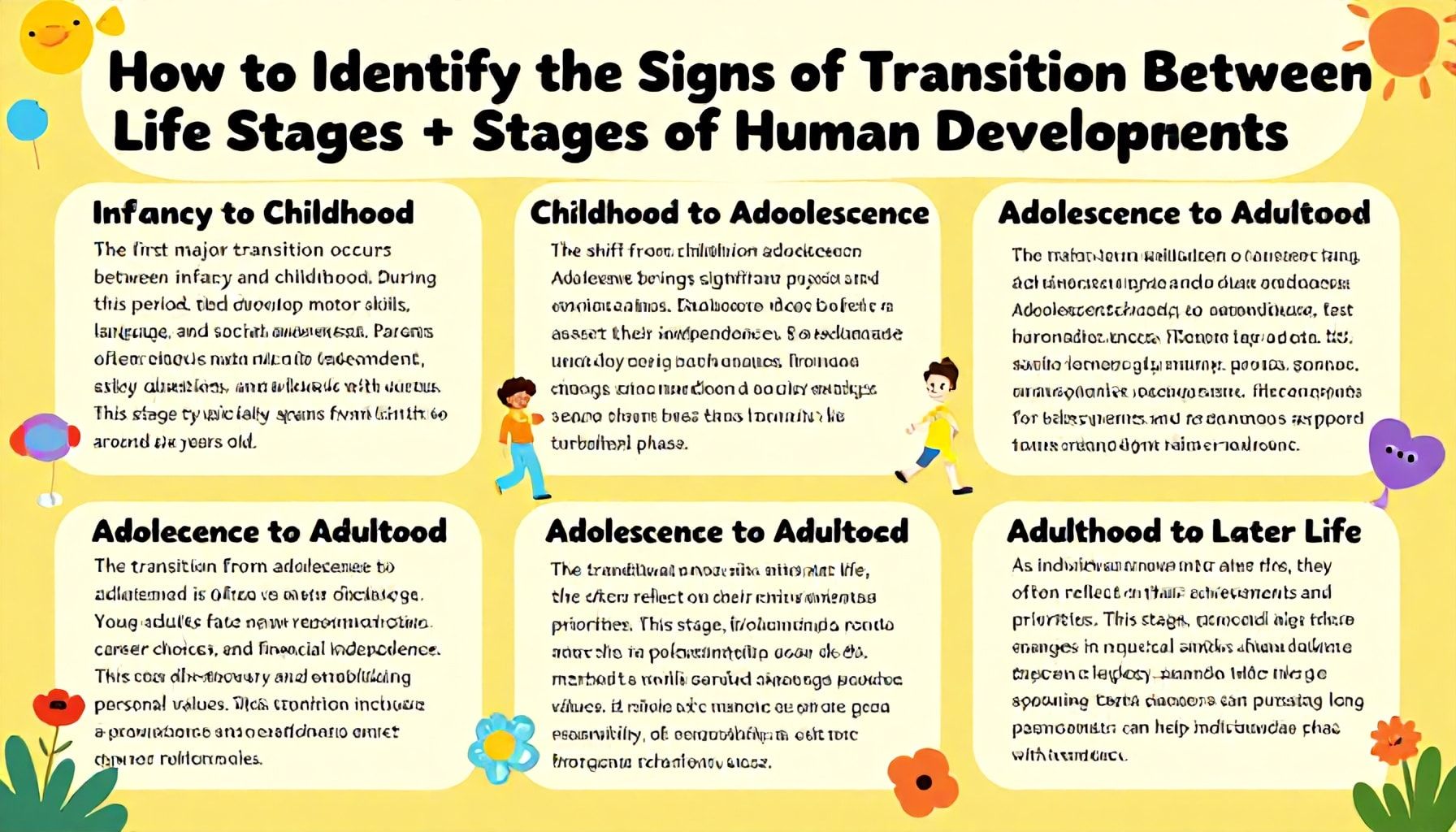 Cómo identificar las señales de transición entre etapas