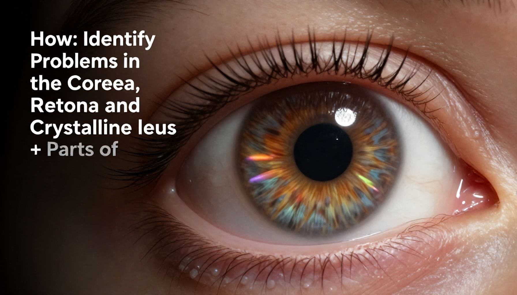 Cómo identificar problemas en la córnea, la retina y el cristalino