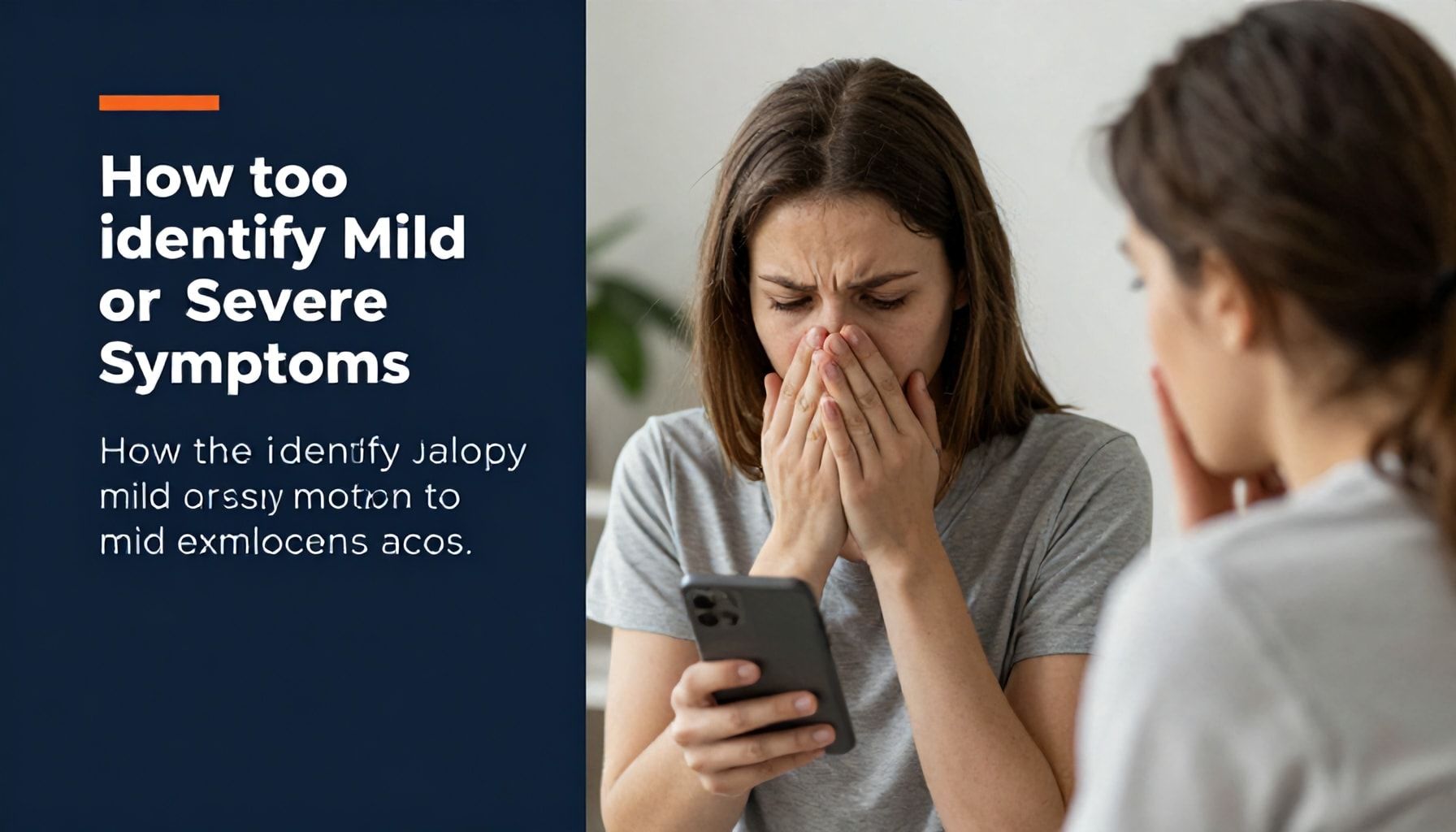 Cómo identificar síntomas leves o graves