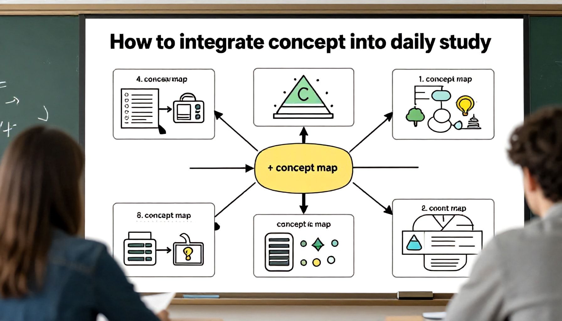 Cómo integrar mapas conceptuales en el estudio diario