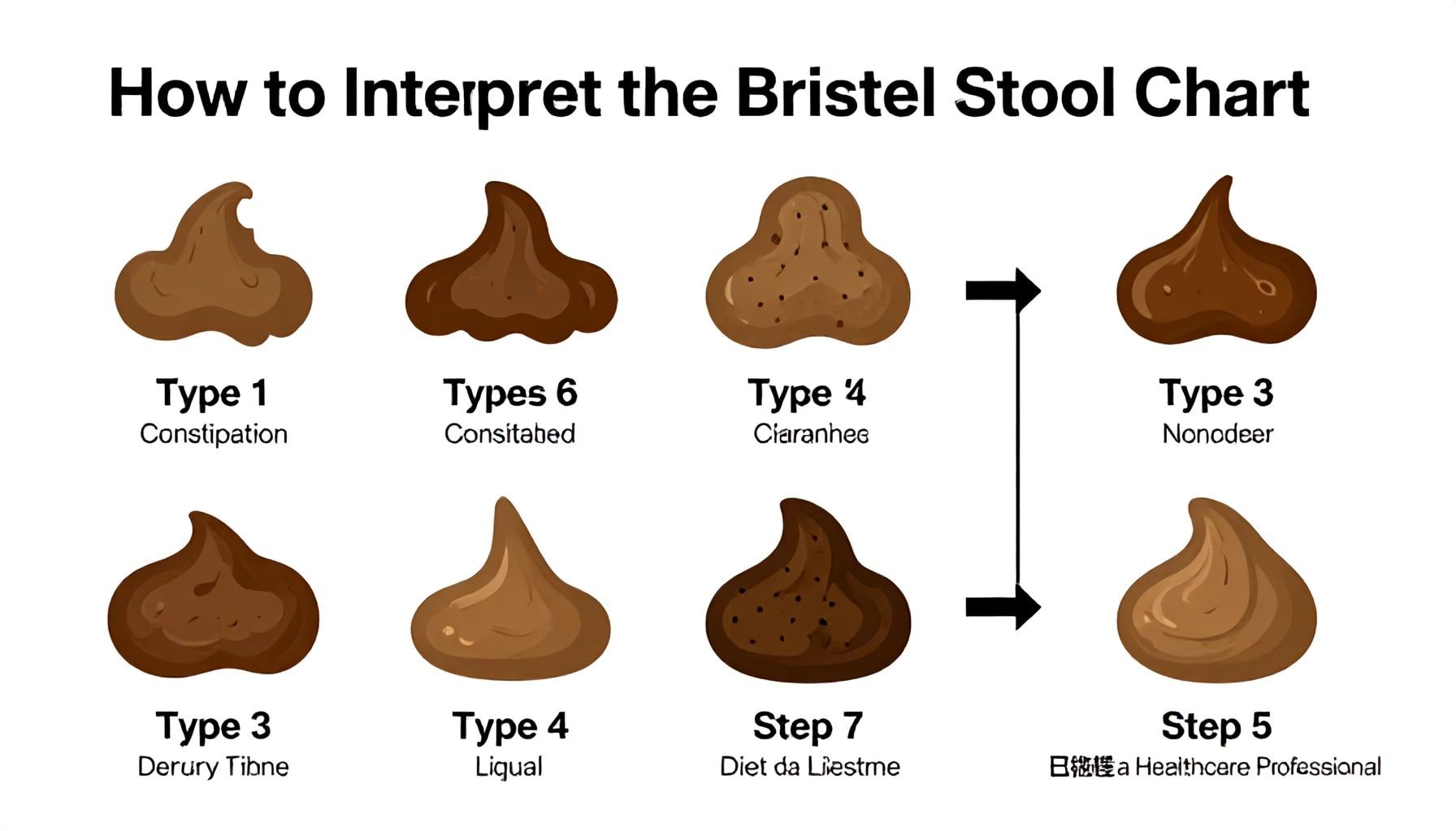 Cómo interpretar la escala de Bristol paso a paso