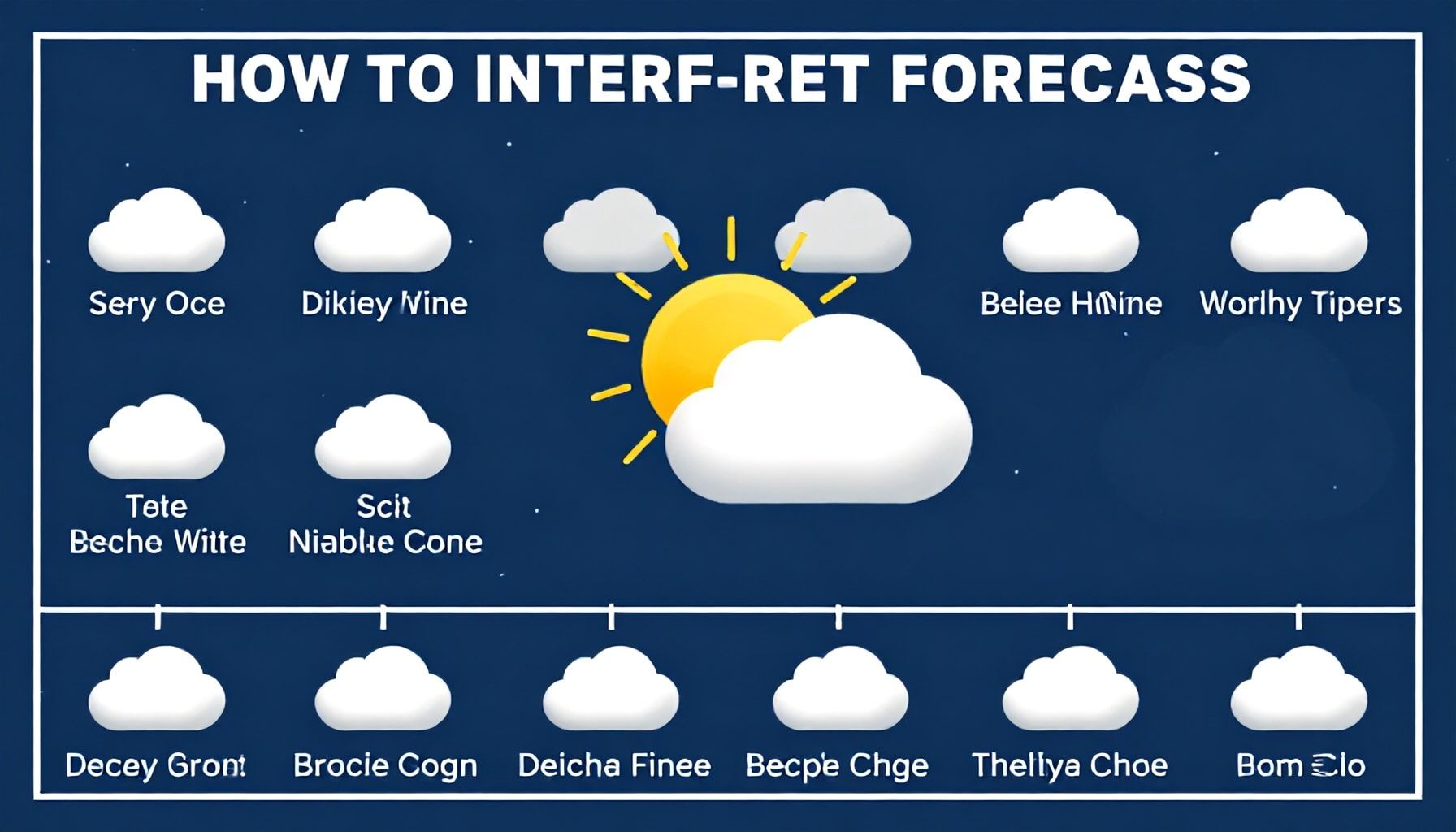 Cómo interpretar los pronósticos meteorológicos*