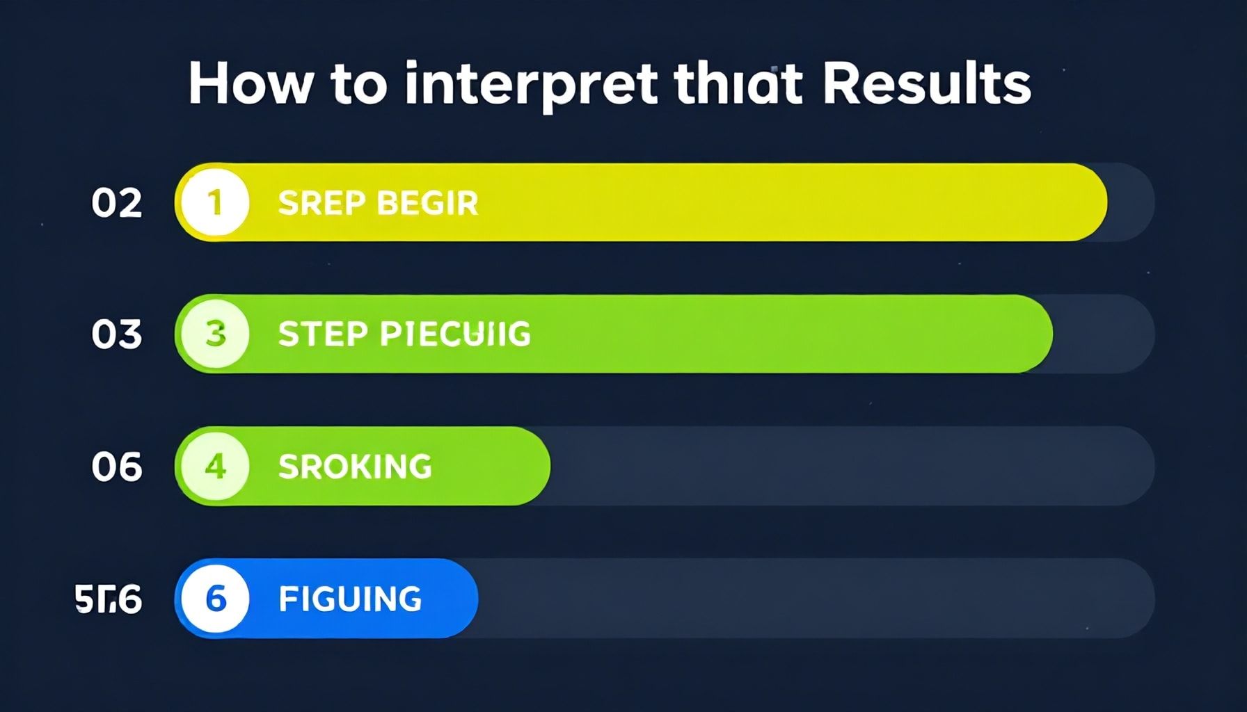 Cómo interpretar los resultados paso a paso