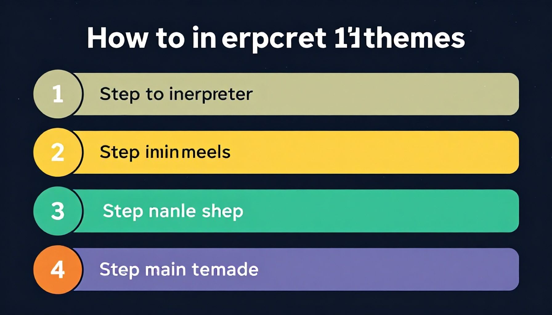 Cómo interpretar los temas centrales paso a paso*