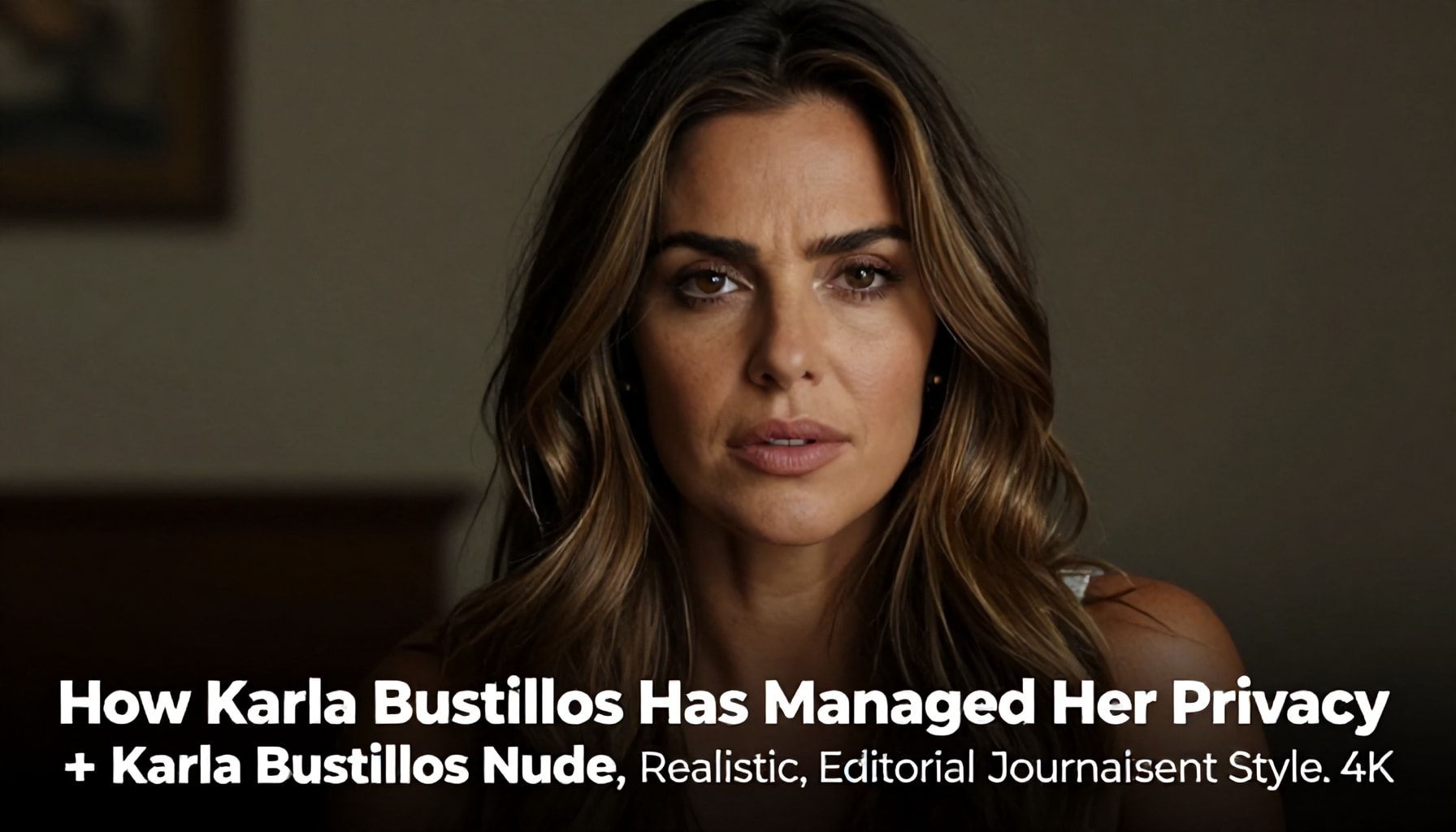 Cómo Karla Bustillos ha manejado su privacidad