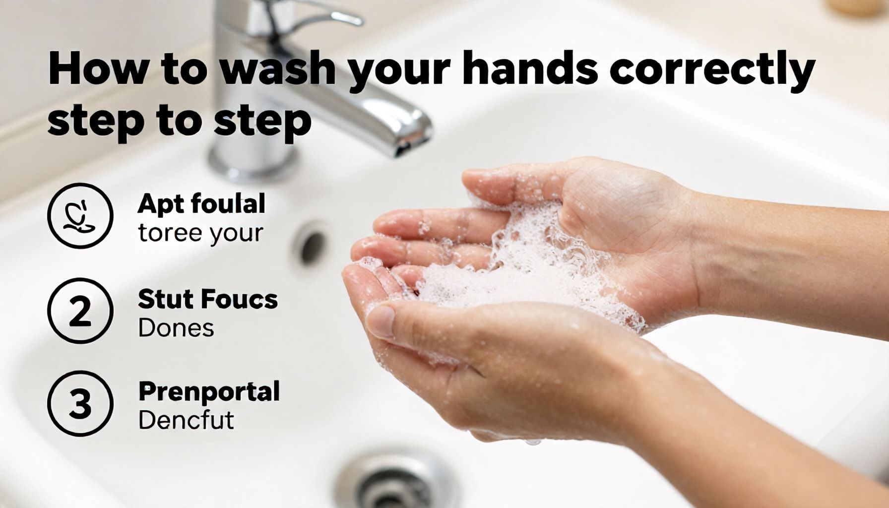 Cómo lavarse las manos correctamente paso a paso