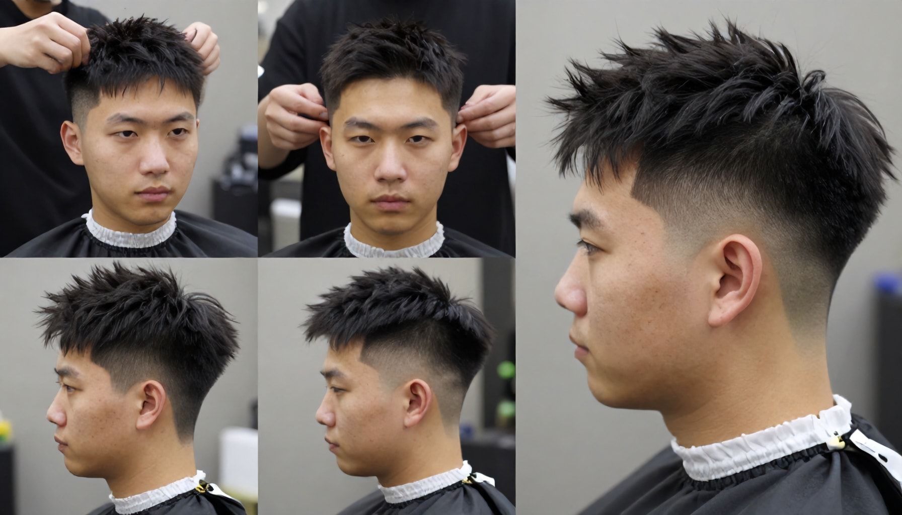 El corte bajo fade en V texturizado: tendencias y consejos para 2024 4 Cómo lograr el corte bajo fade en V texturizado paso a paso