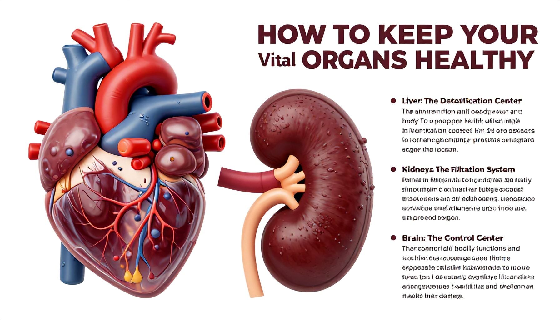 Cómo mantener la salud de tus órganos vitales