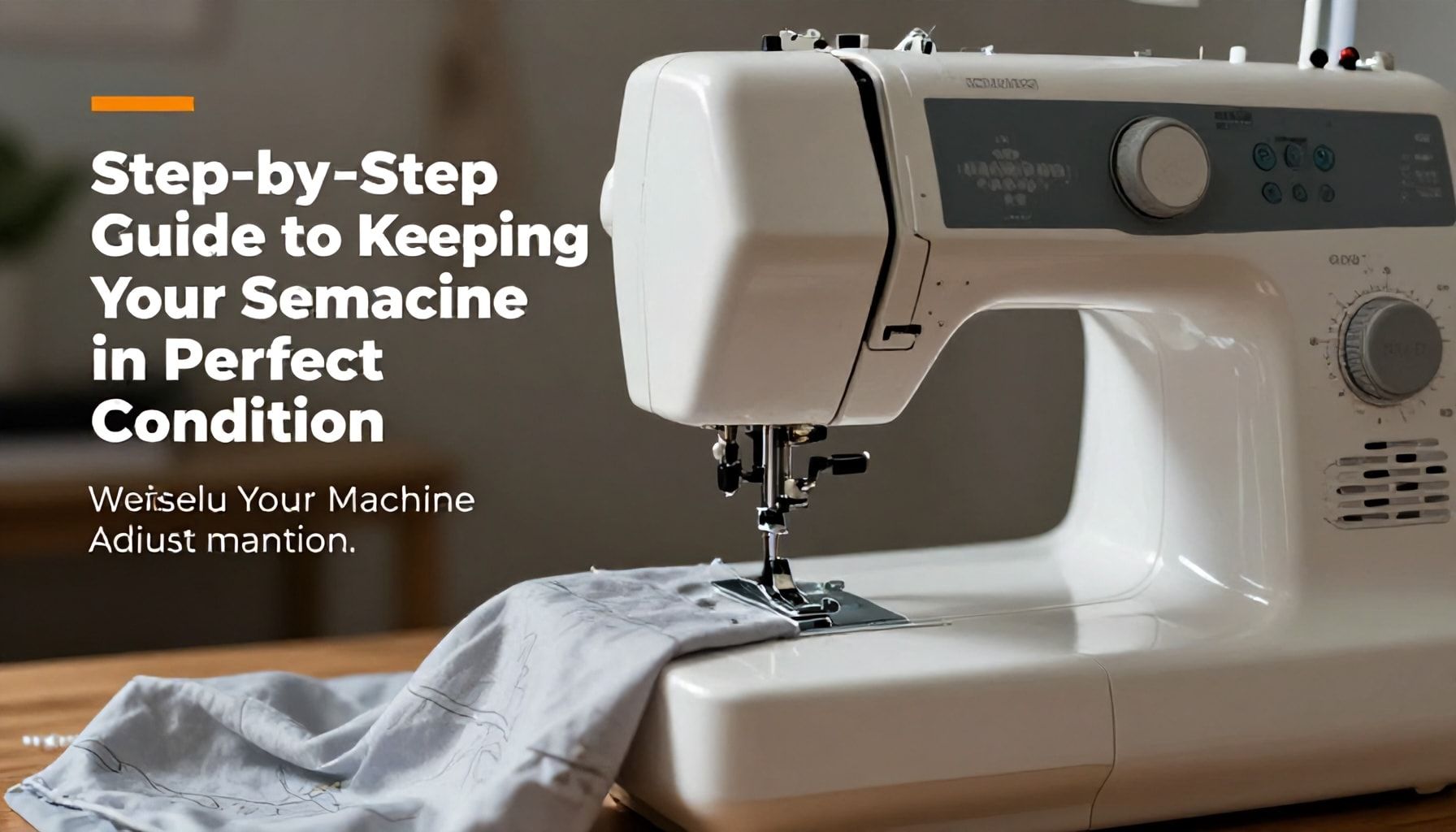 Cómo mantener tu máquina de coser en óptimas condiciones paso a paso