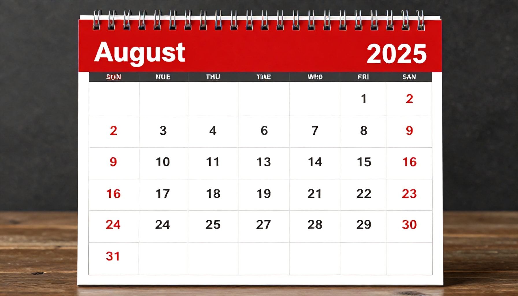 Cómo organizar tu agenda para agosto 2025