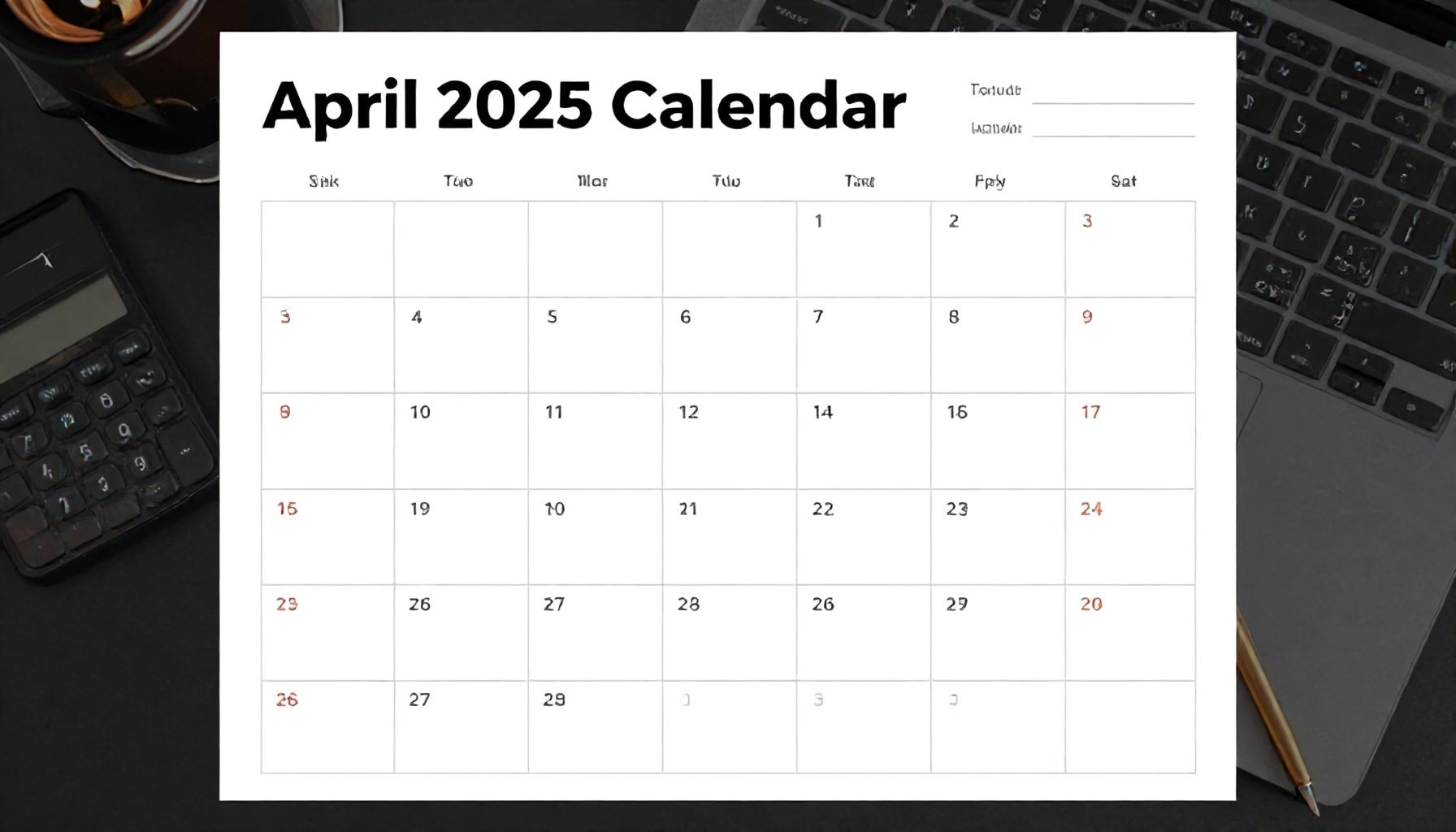 Calendario abril 2025: Fechas clave y eventos importantes para Latinoamérica 4 Cómo organizar tu agenda personal y profesional