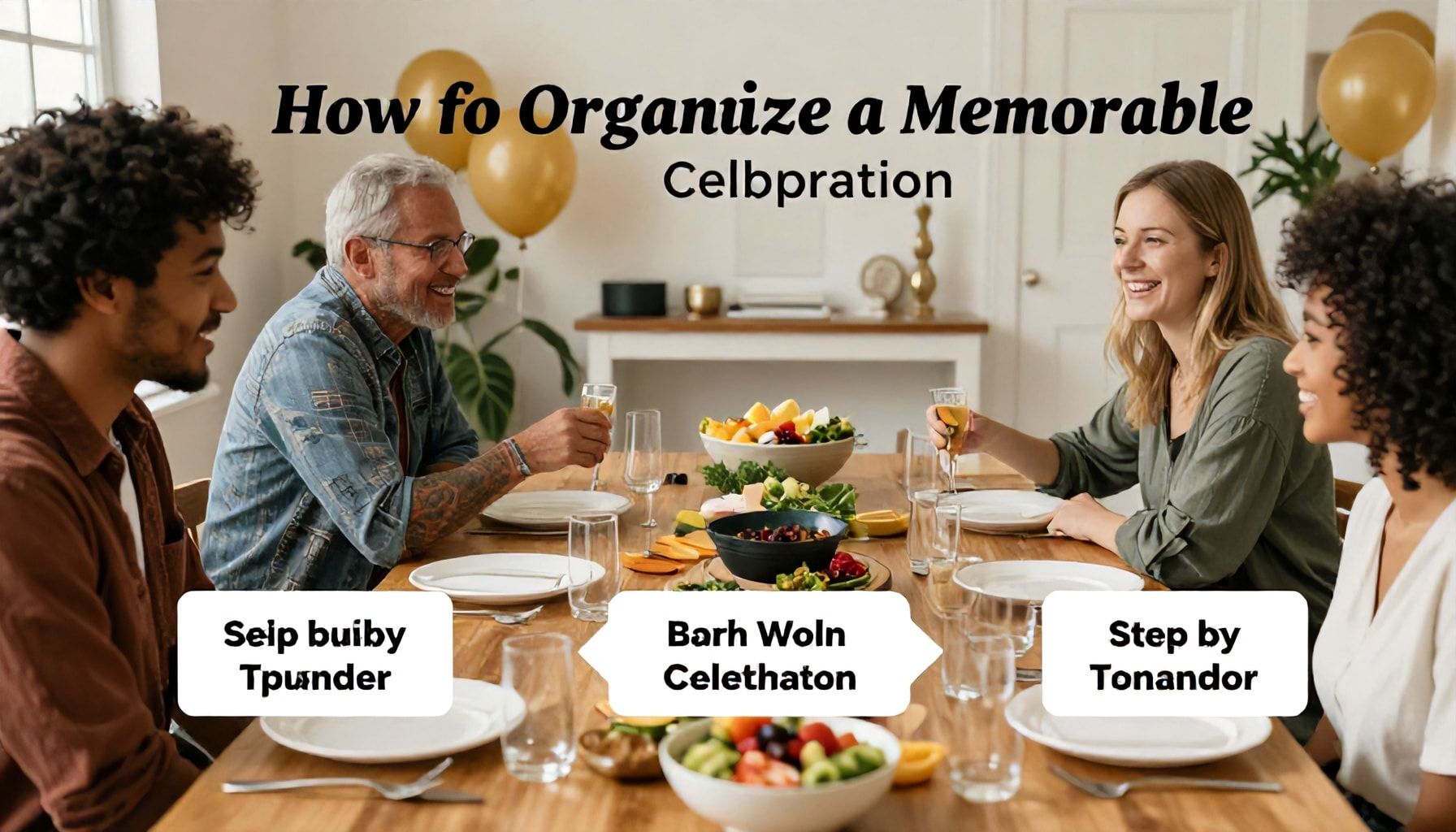 Cómo organizar una celebración memorable paso a paso