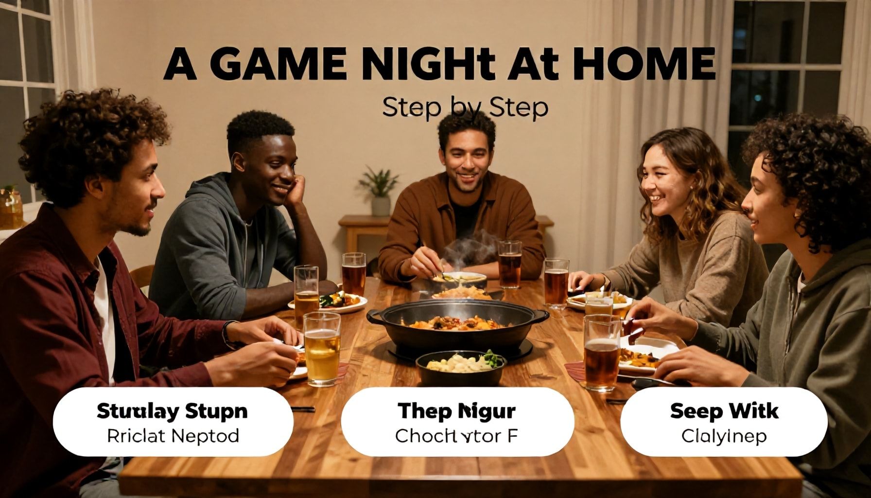 Cómo organizar una noche de juegos en casa paso a paso