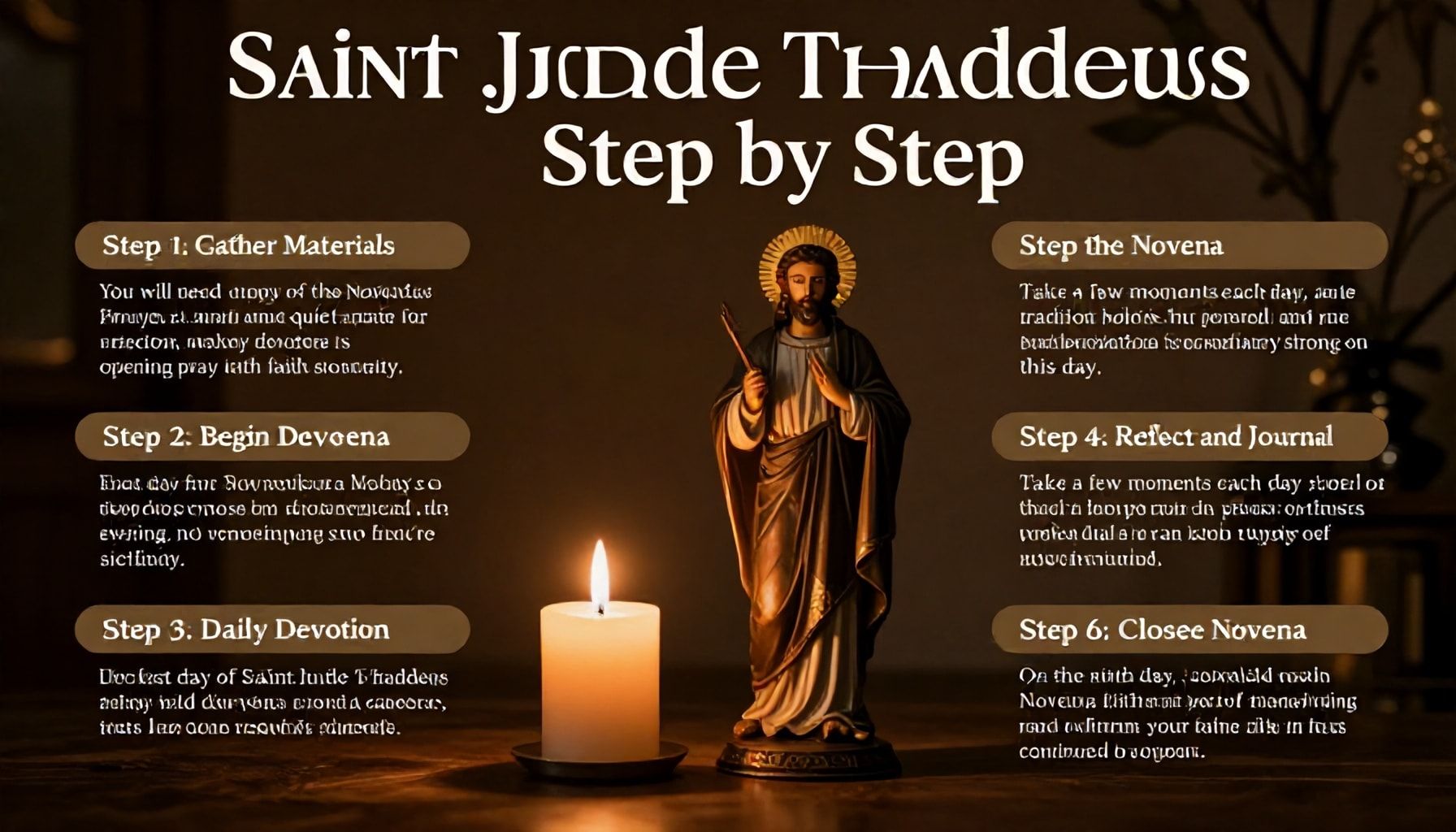 Cómo preparar una novena a San Judas Tadeo paso a paso