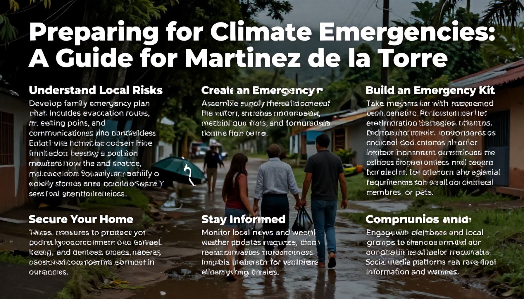 Cómo prepararse para emergencias climáticas