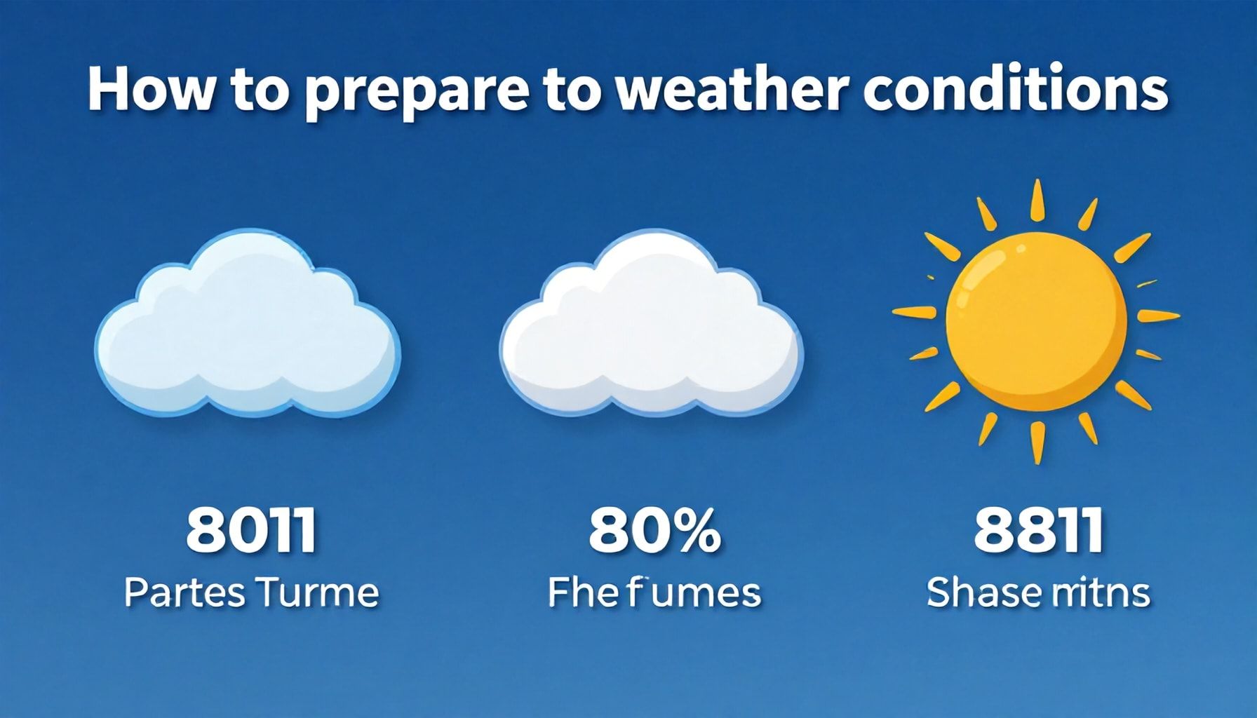 Cómo prepararte según las condiciones climáticas