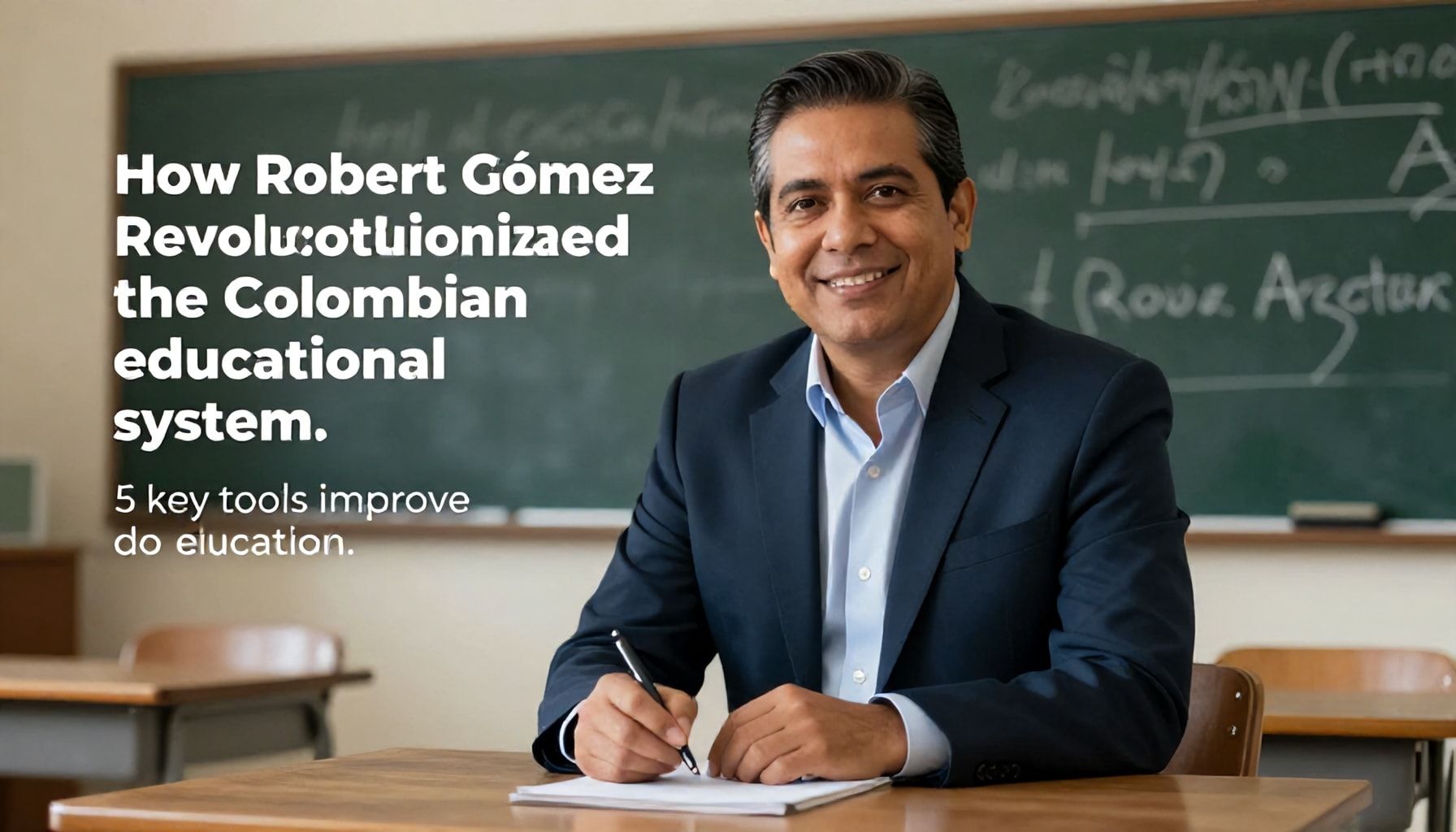 Cómo Robert Gómez Bolañeño revolucionó el sistema educativo colombiano: 5 herramientas clave para mejorar la educación