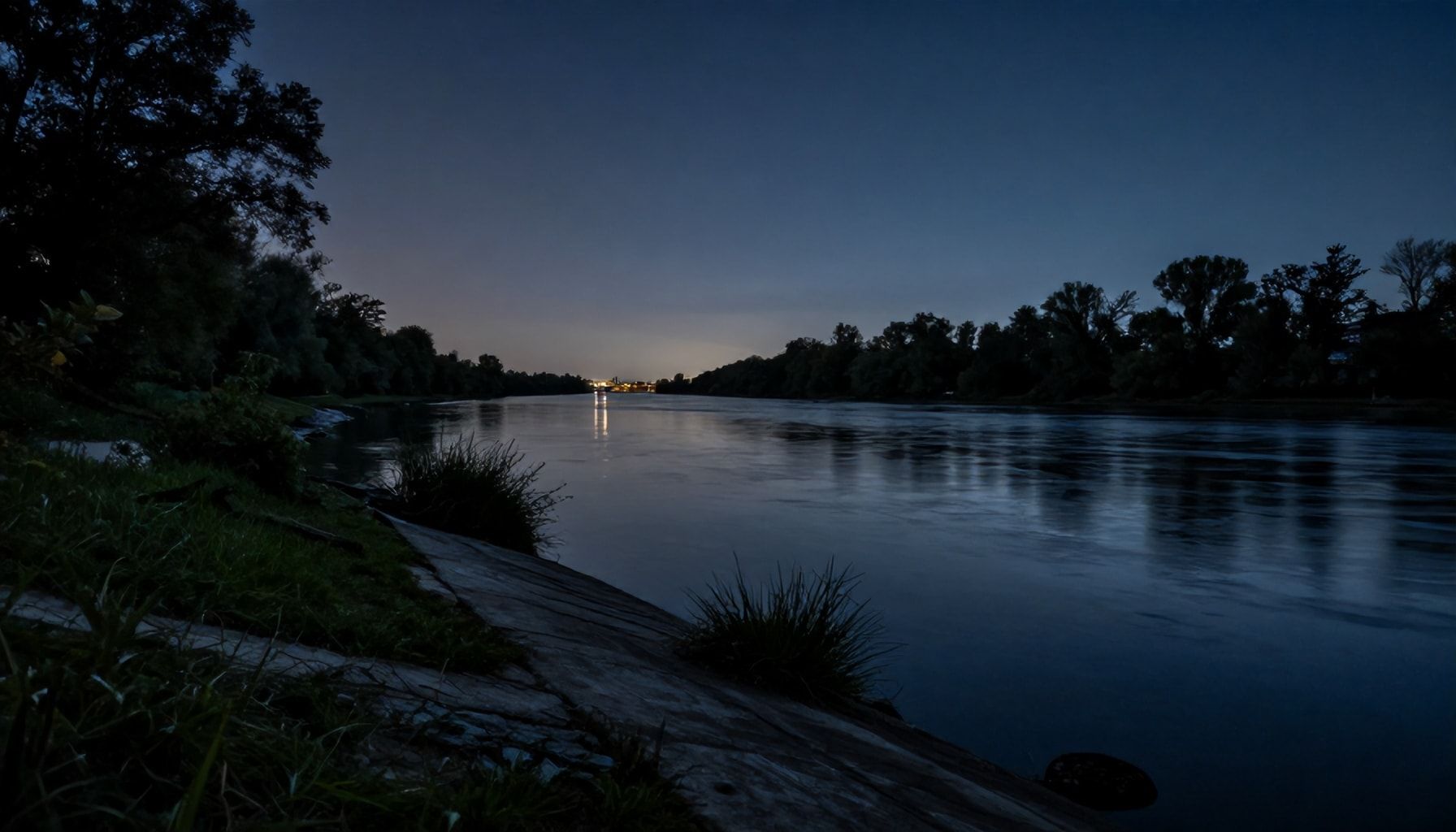 Cómo se transforma el paisaje con la llegada de la oscuridad