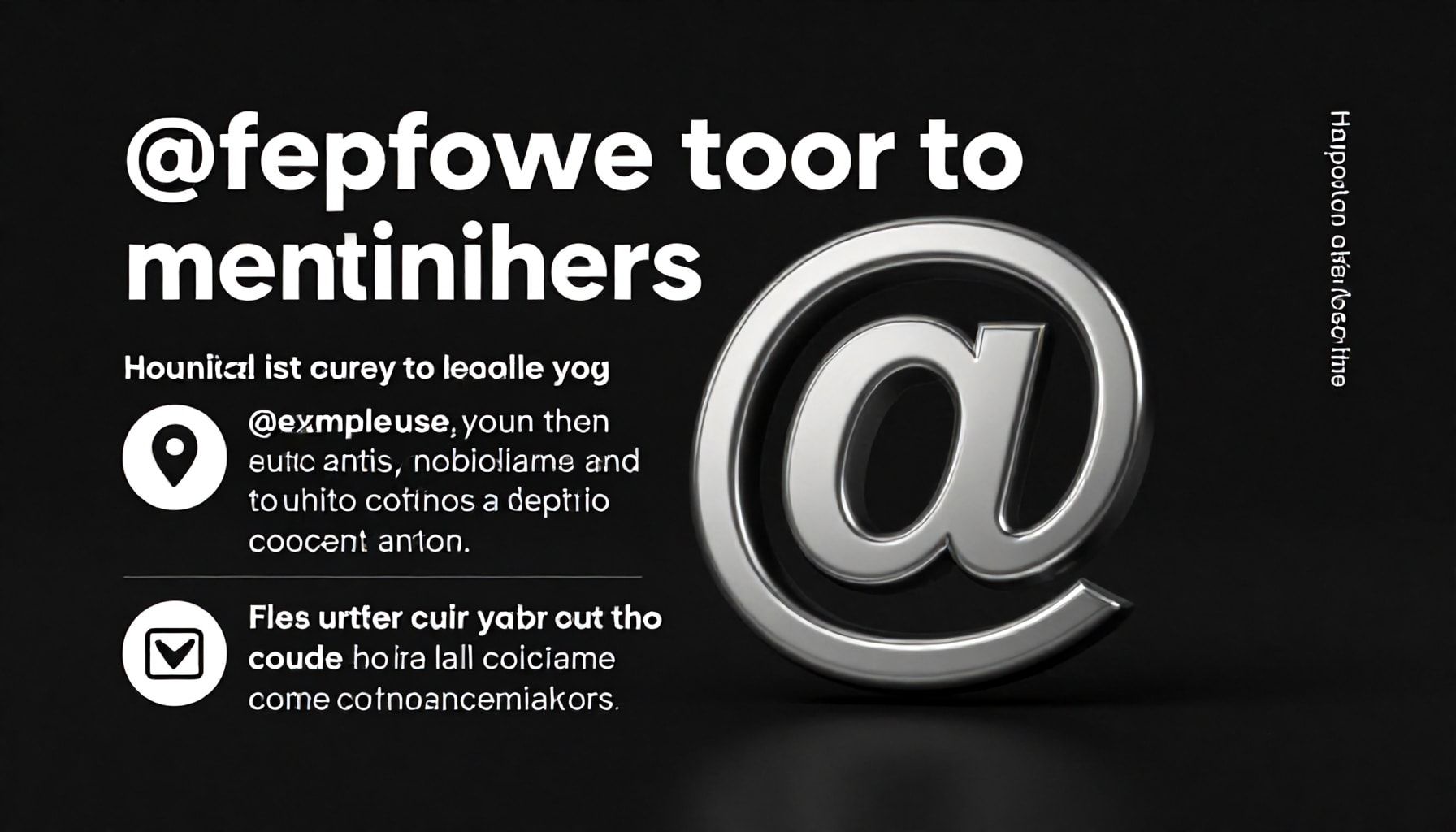 Cómo usar el @ correctamente para mencionar a otros usuarios