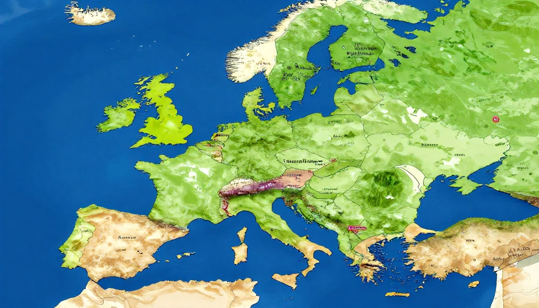 Cómo usar el mapa de Europa para viajes o negocios