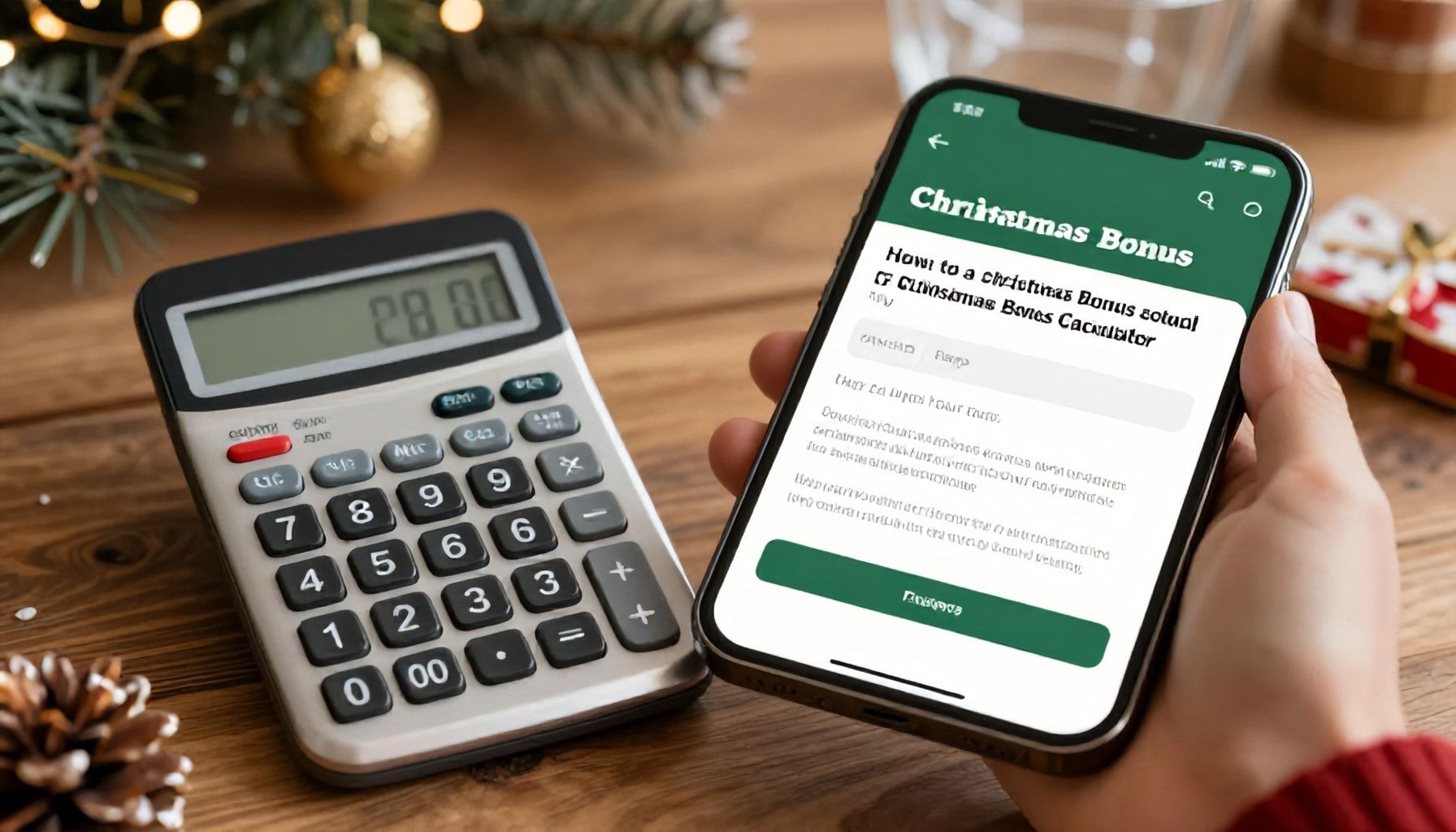 Cómo usar una calculadora de aguinaldo paso a paso