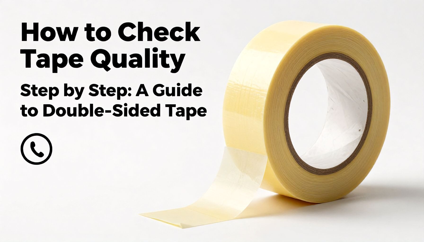 Cómo verificar la calidad de la cinta paso a paso