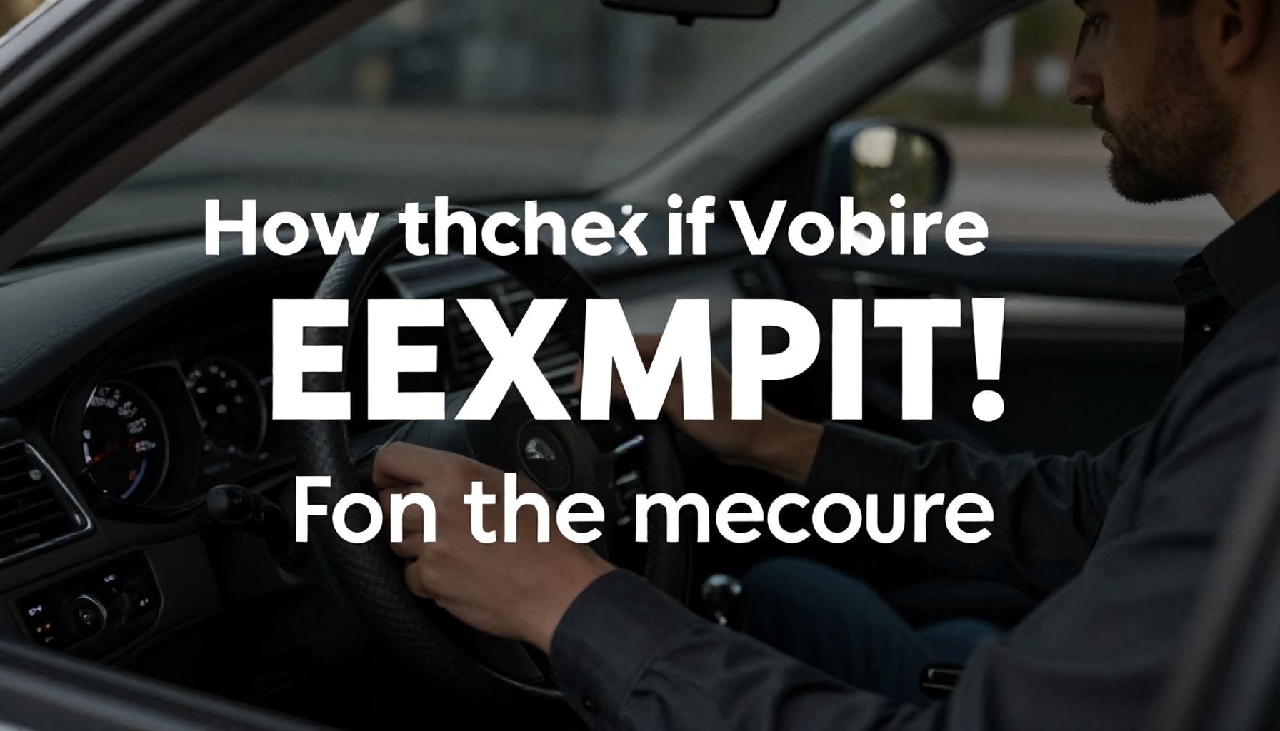 Cómo verificar si tu vehículo está exento de la medida