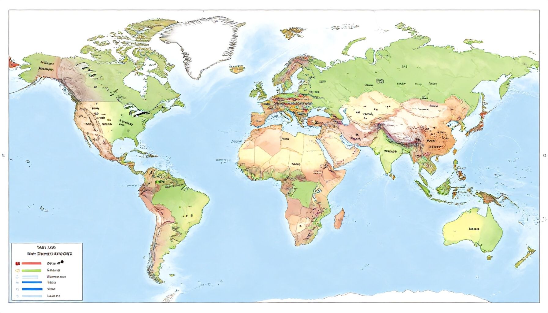 Conoce con precisión la ubicación de tus destinos favoritos: Descubre el mapa del mundo en detalle