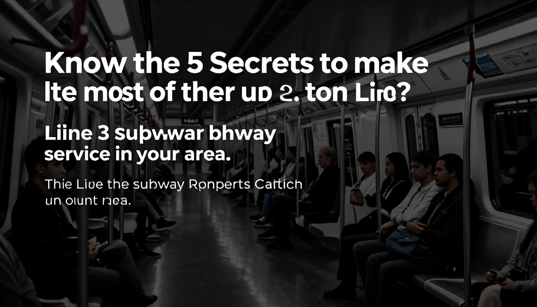 Conecta con la ciudad: La línea 3 del metro, más cerca de ti 2 Conoce los 5 secretos para aprovechar al máximo el servicio de la Línea 3 del metro en tu zona.