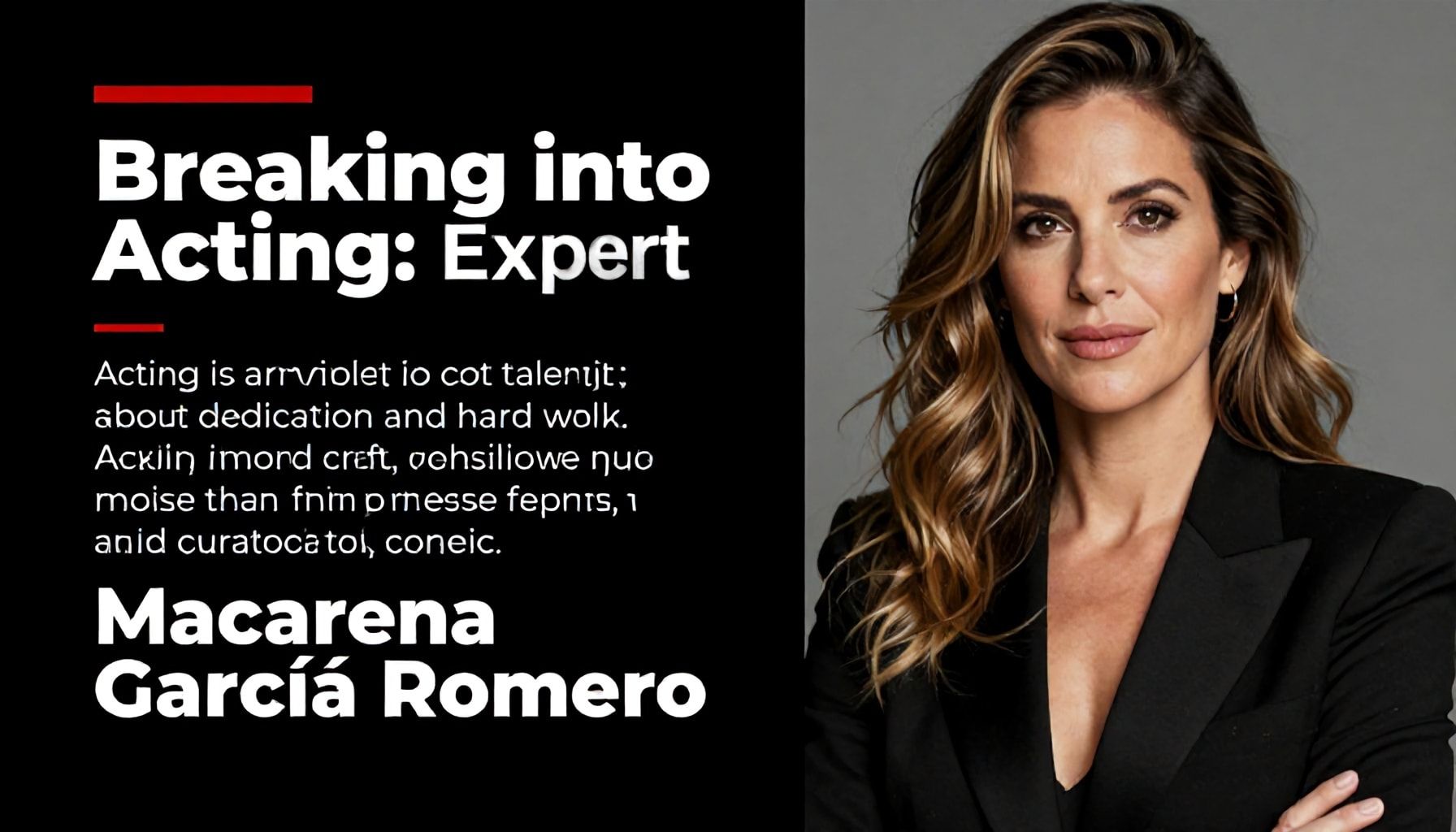 Consejos de actuación y preparación para aspirantes a actores