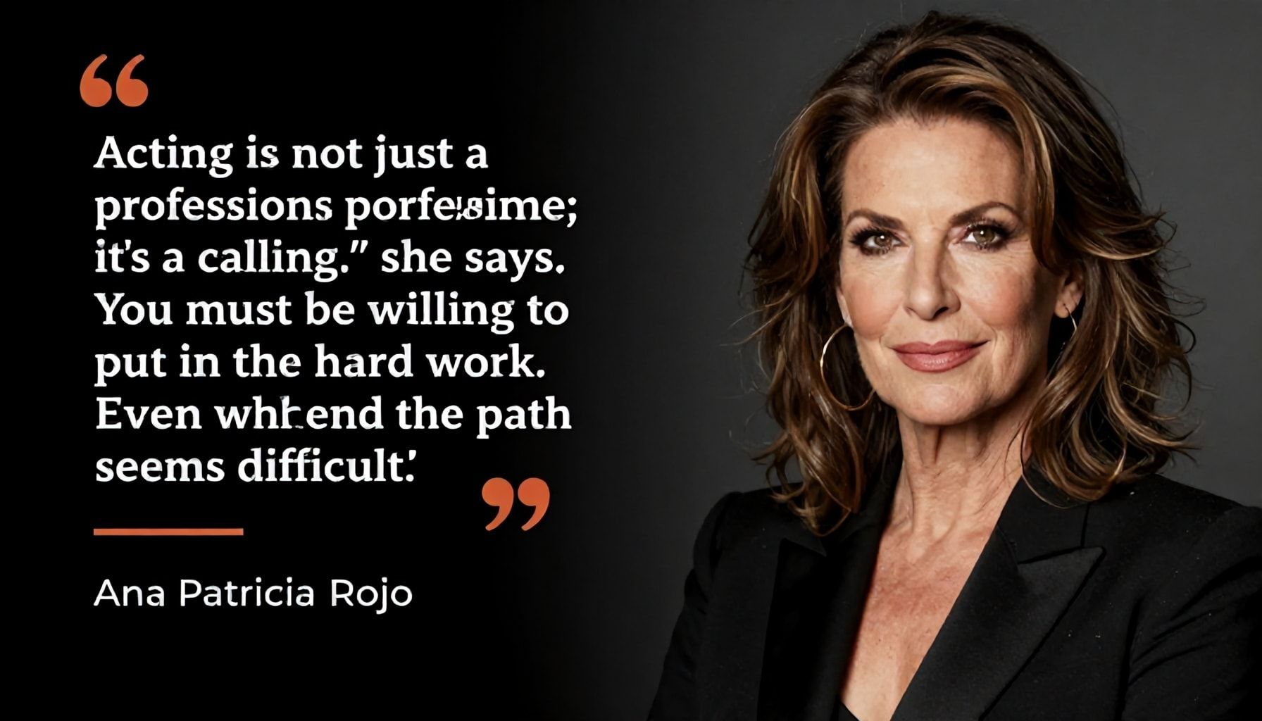 Ana Patricia Rojo: 5 datos clave sobre su vida y carrera 4 Consejos de Ana Patricia Rojo para triunfar en la actuación