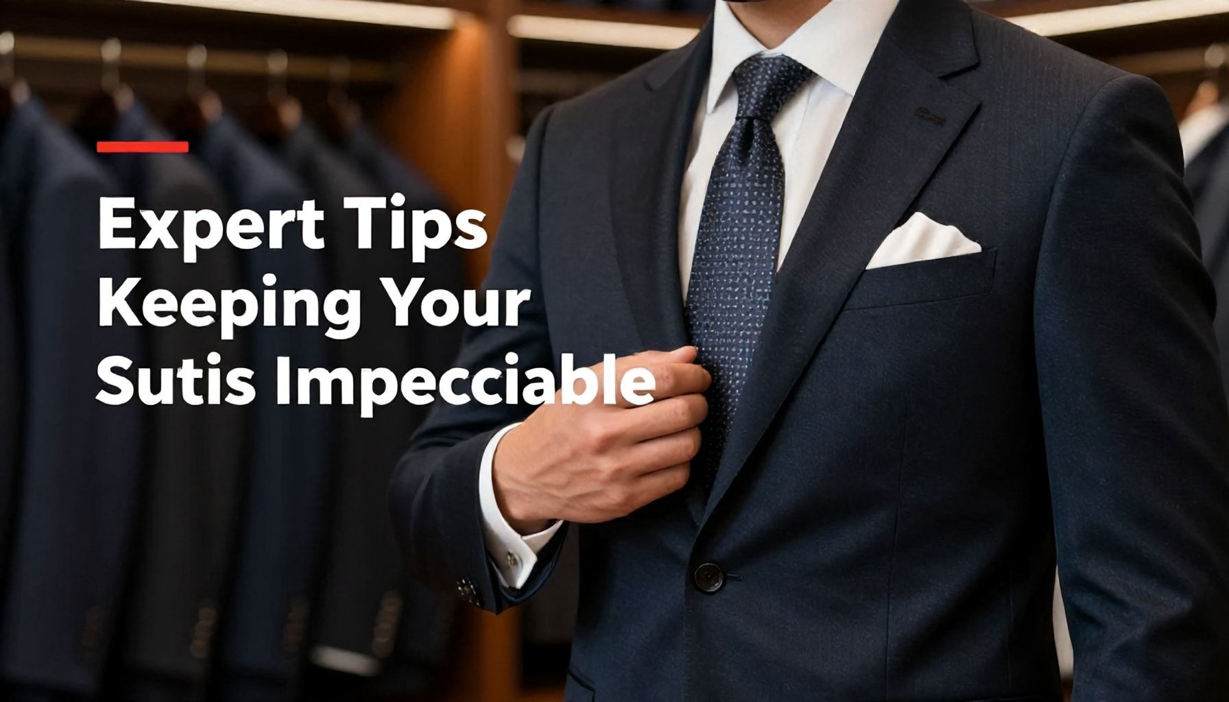 Consejos de expertos para mantener tus trajes impecables