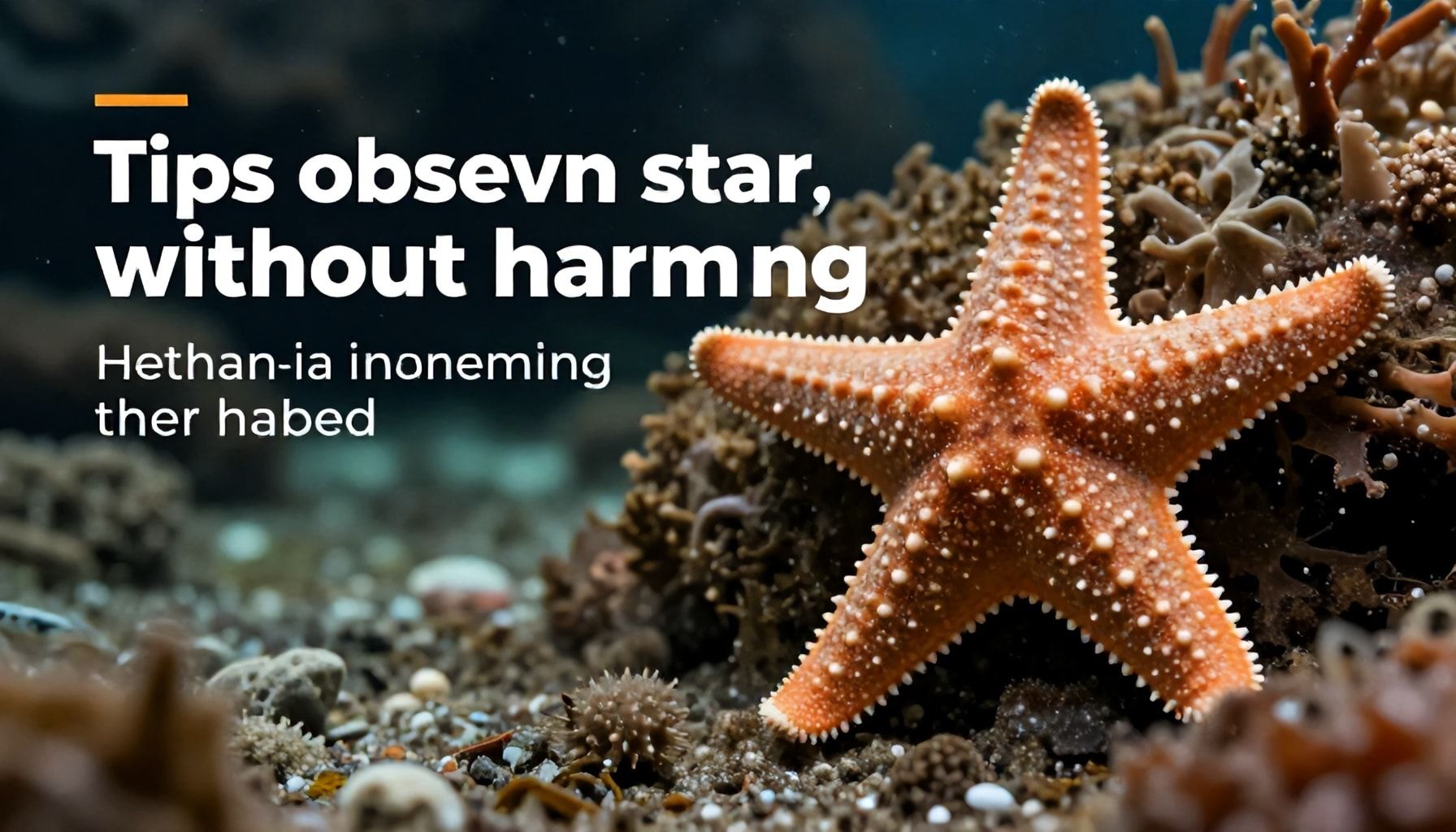 5 datos fascinantes sobre las estrellas de mar que debes conocer 4 Consejos para observar estrellas de mar sin dañar su hábitat