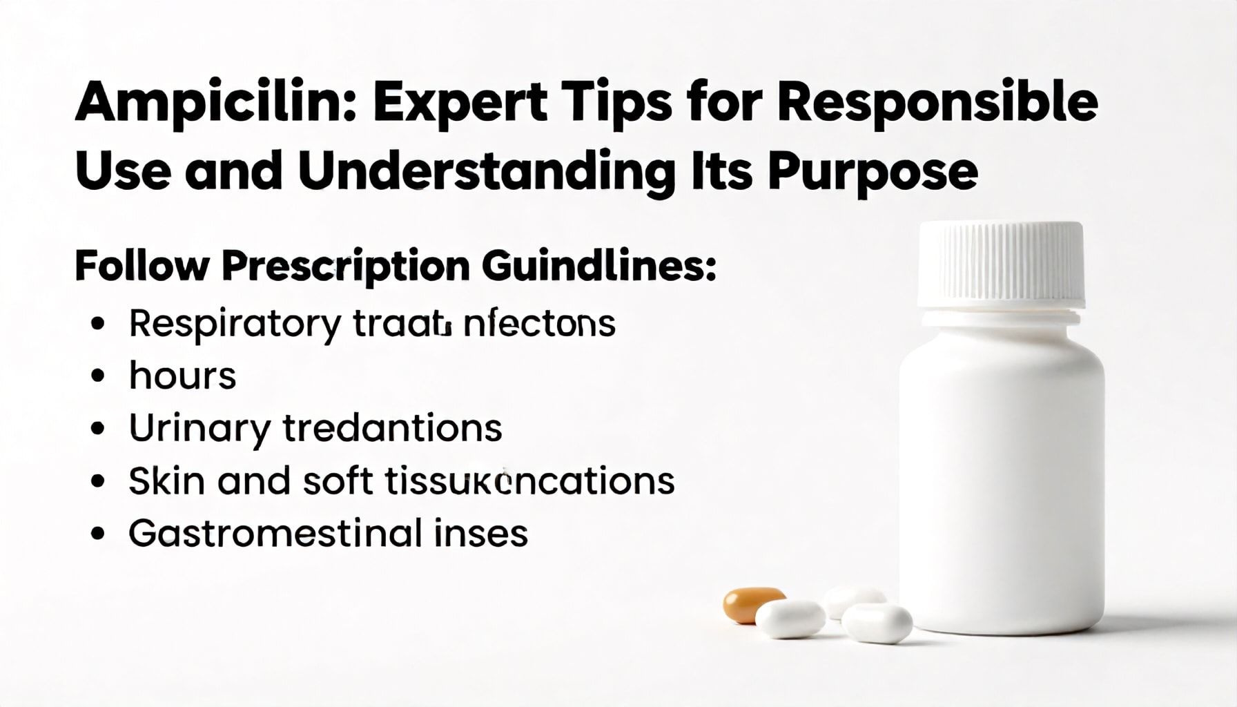 Consejos para un uso responsable de ampicilina