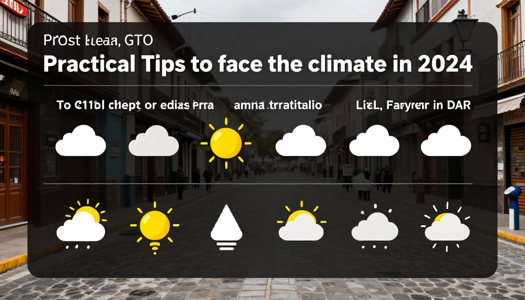 Consejos prácticos para enfrentar el clima en 2024