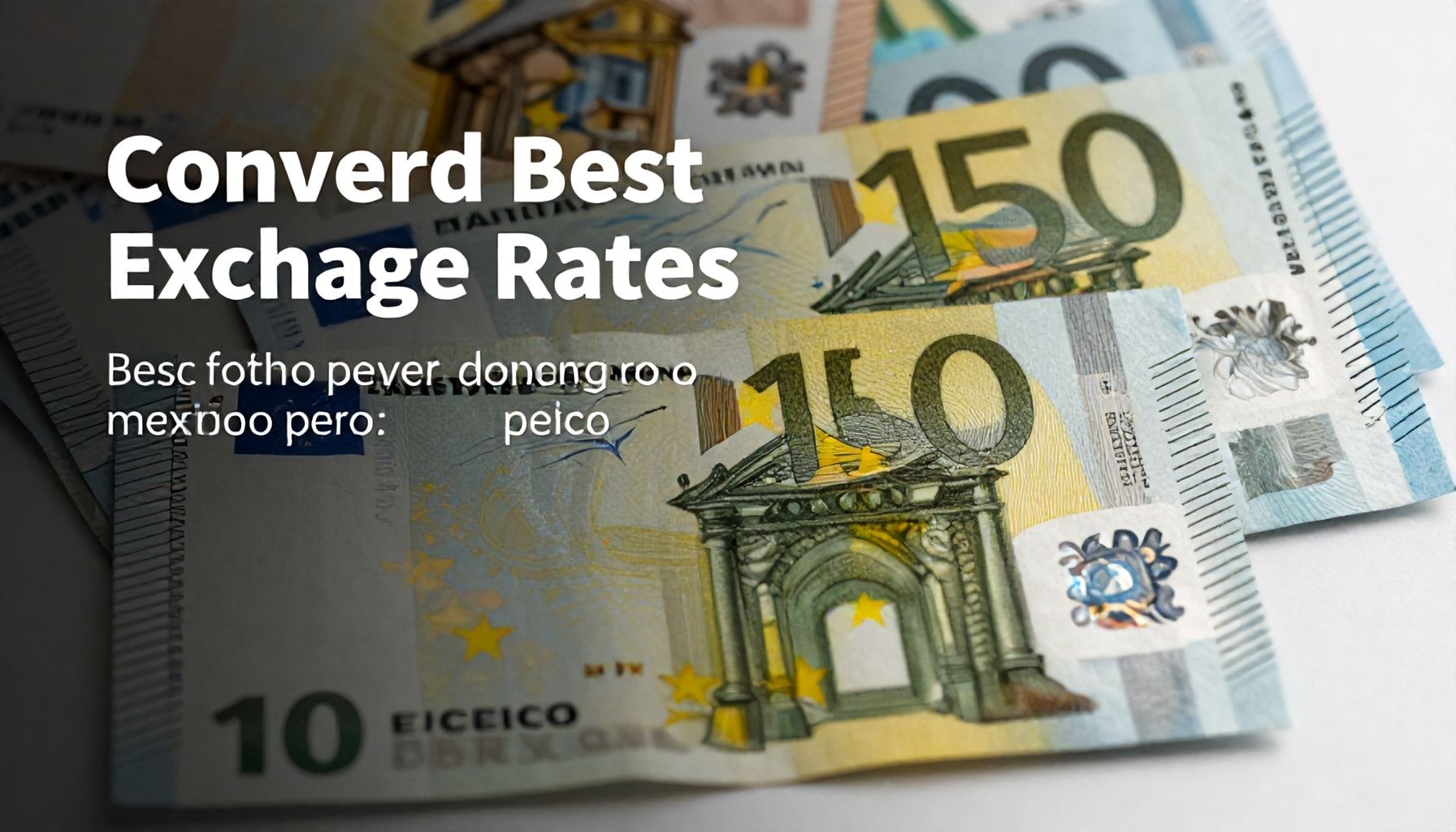 Convierta euros a pesos mexicanos: Descubre los mejores tipos de cambio 1 Convierta euros a pesos mexicanos: Descubre los mejores tipos de cambio