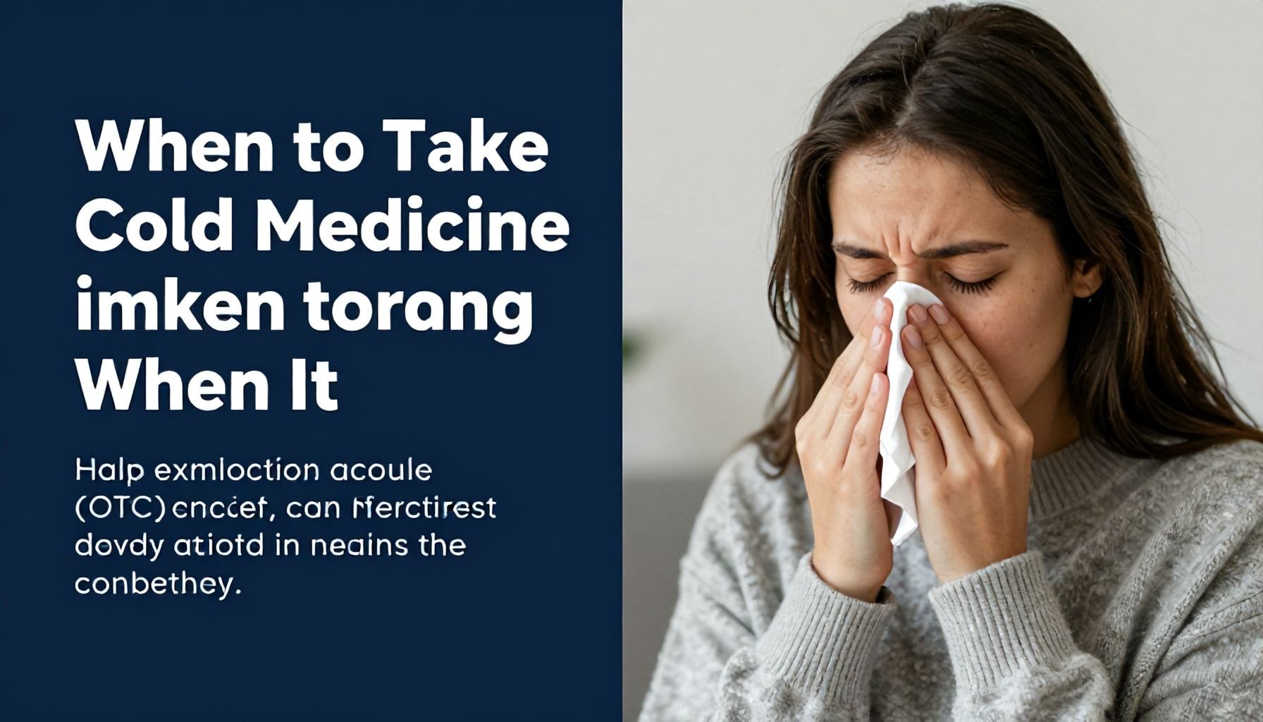 Cuándo tomar pastillas para la gripe y cuándo evitarlo